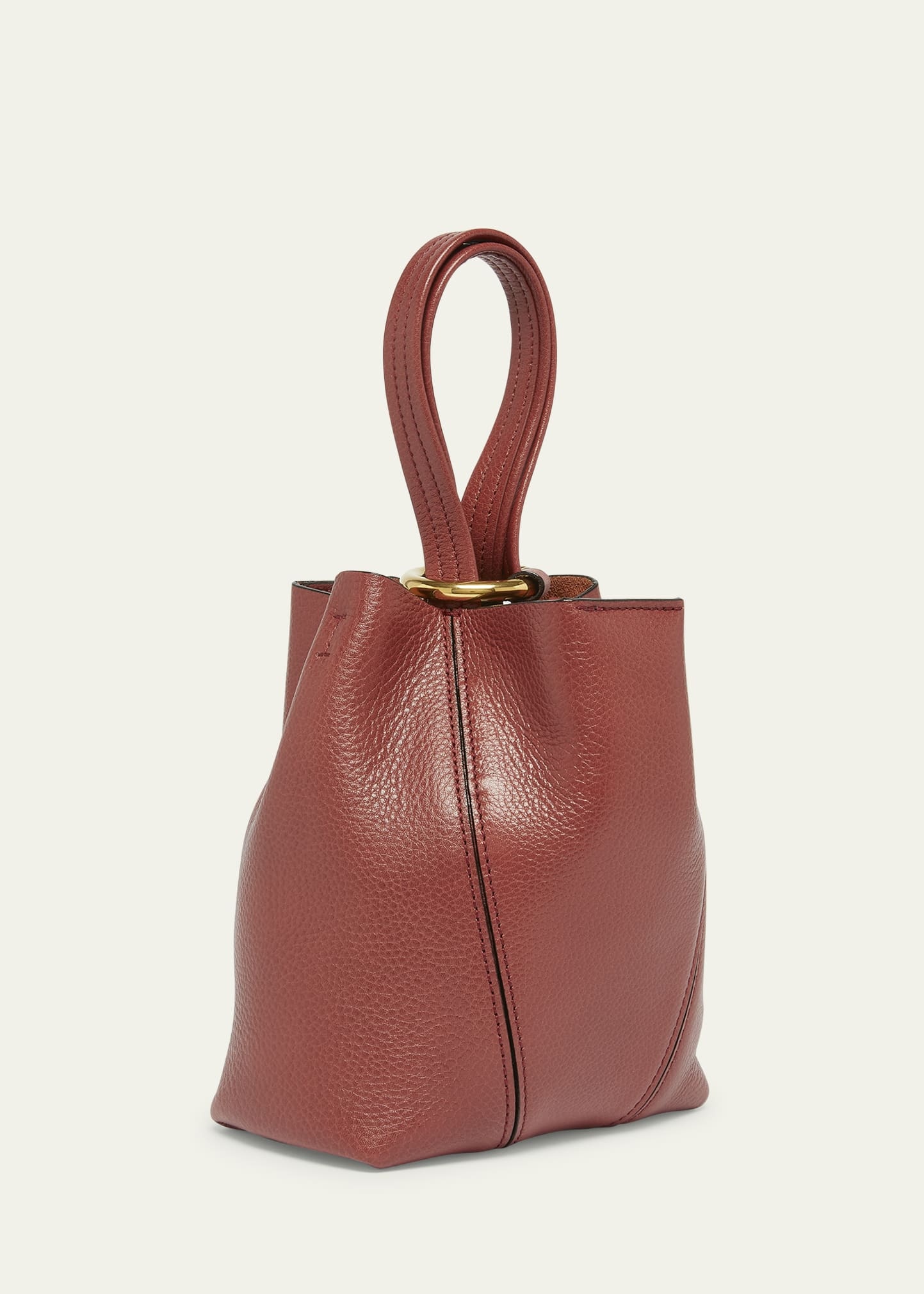 Spin Mini Tote Bag in Grained Calfskin - 3