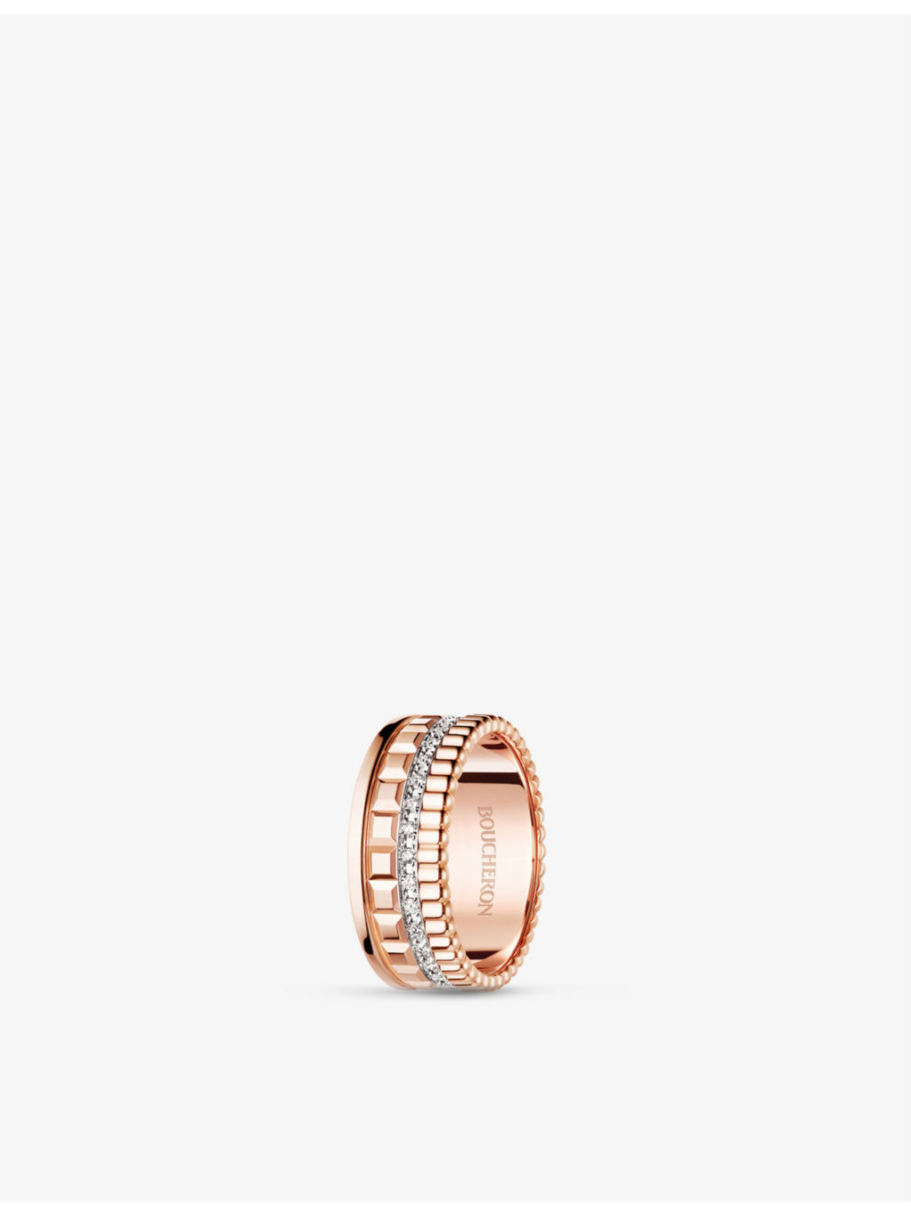Quatre Radiant Edition rose-gold and 0.24ct diamond ring - 3