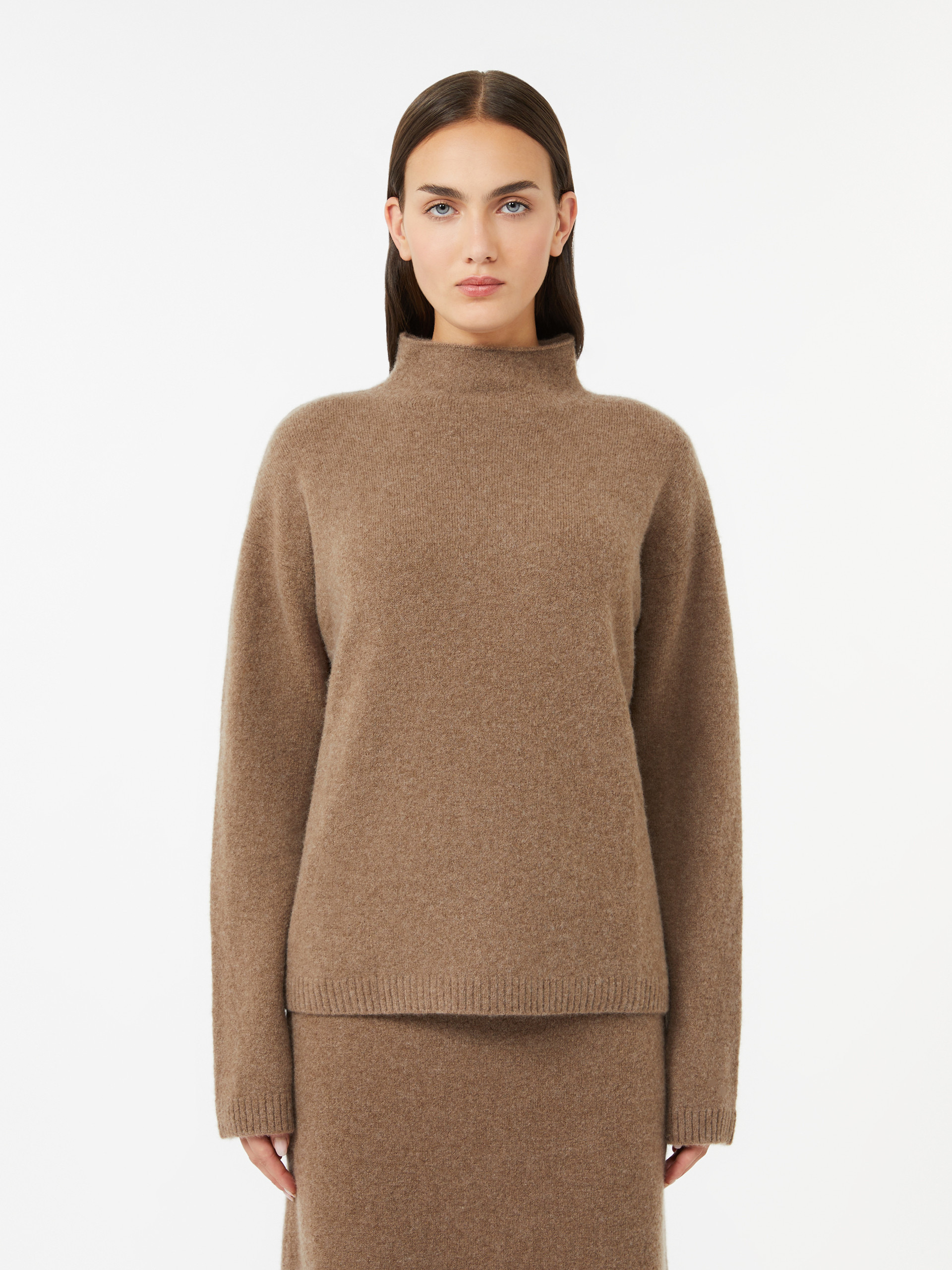 ORLAYA Boxy jumper in stretch cashmere yarn - 3