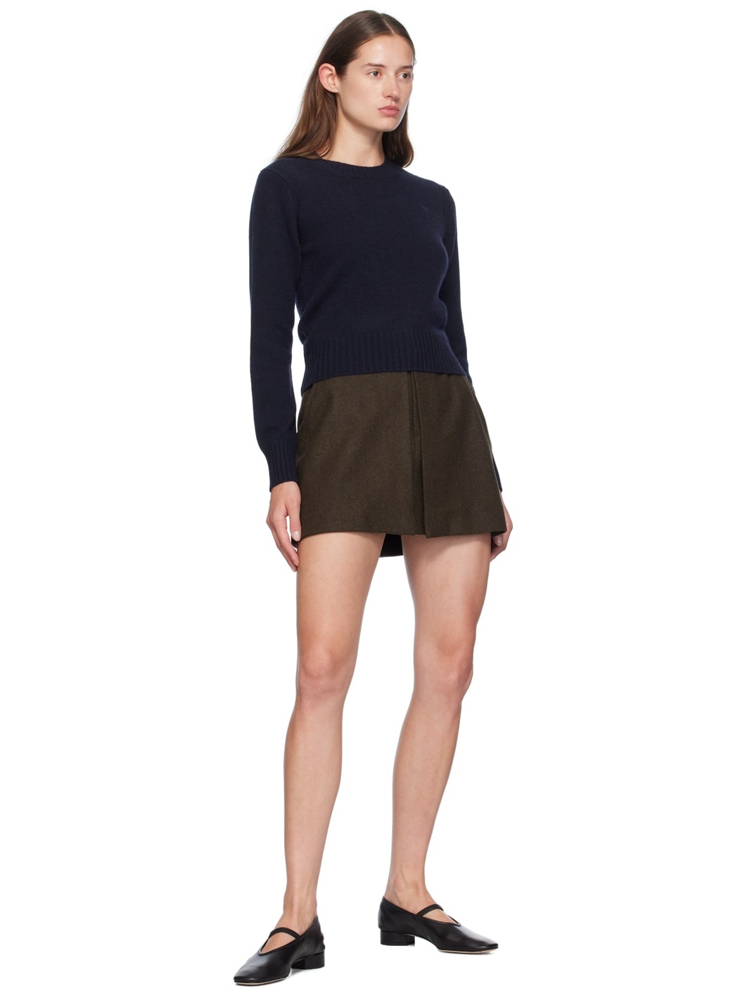 Navy Cashmere Ami de Cœur Sweater - 4