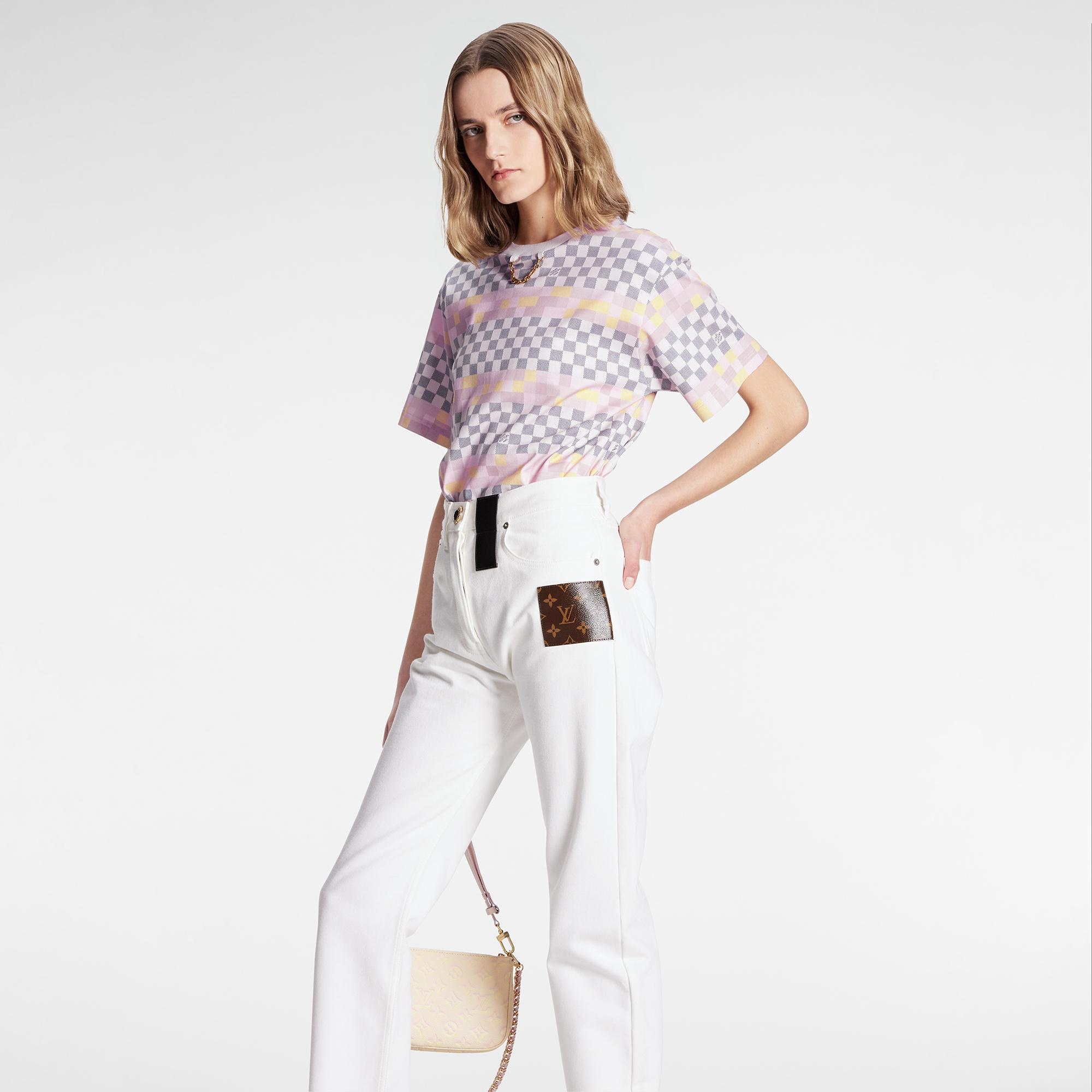 Pixel Damier T-Shirt - 5