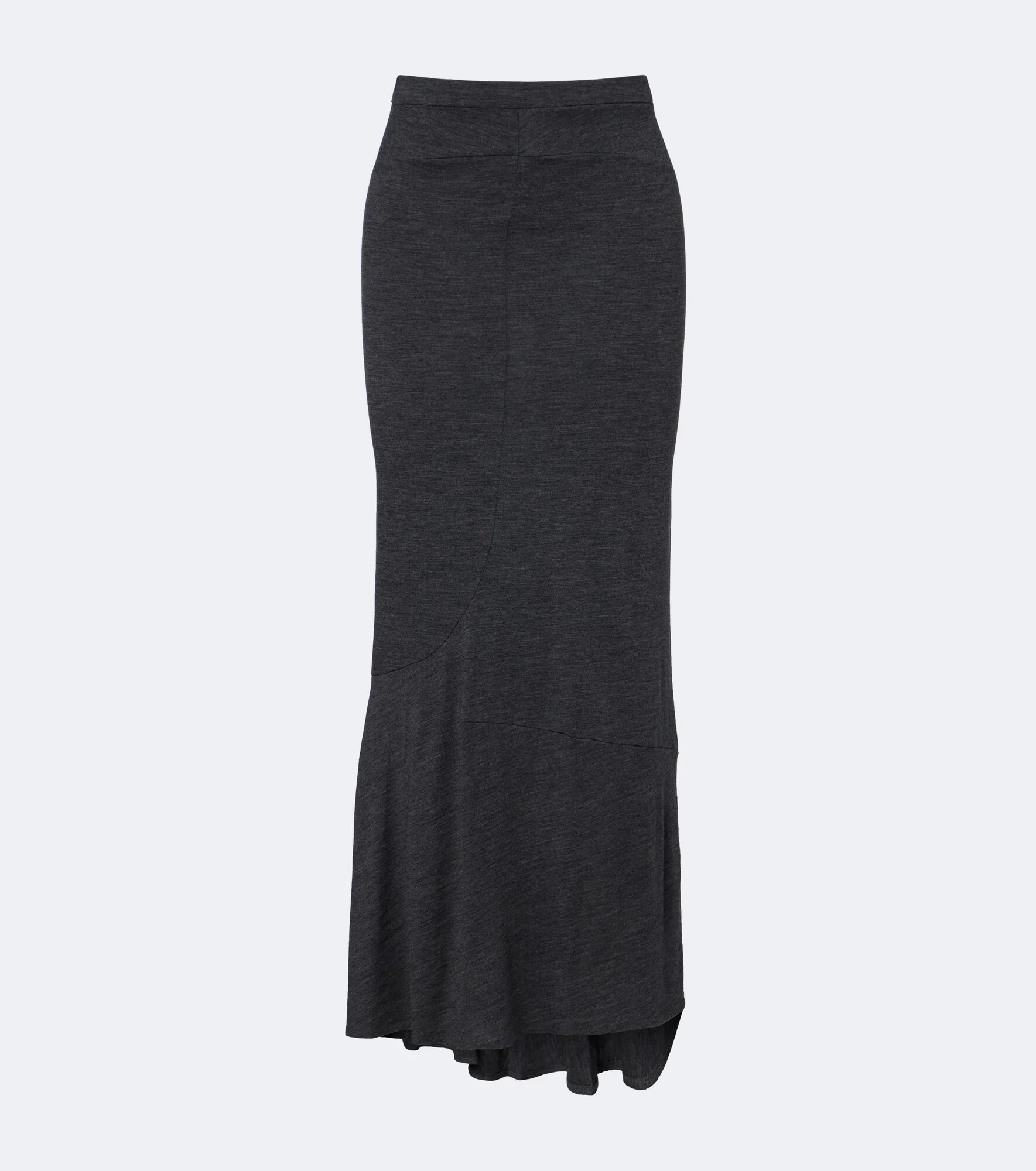 Wool jersey maxi skirt - 1