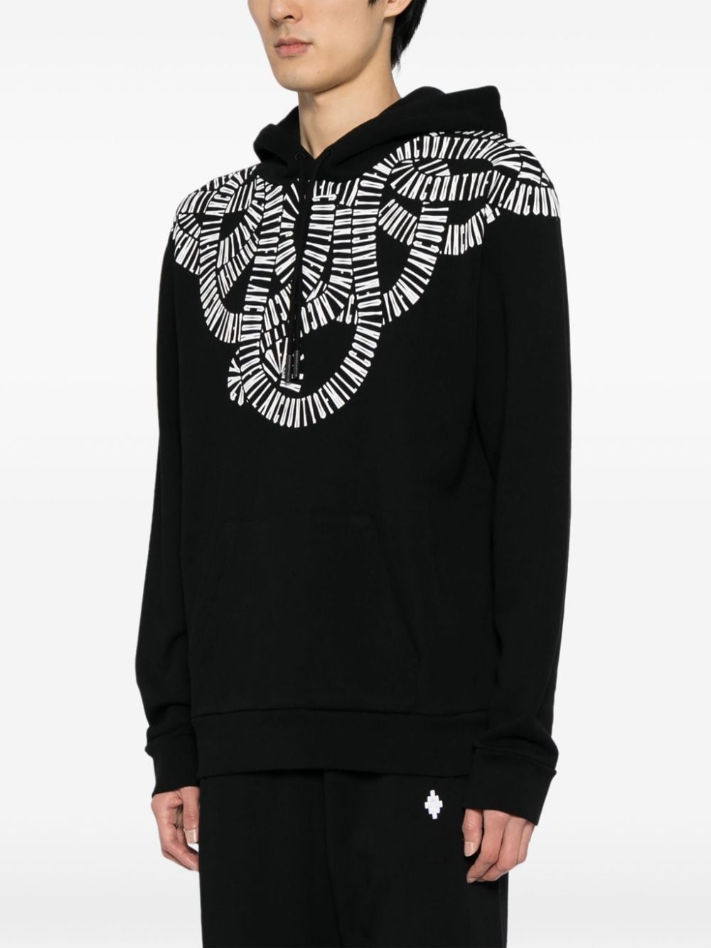 Snake Wings cotton hoodie - 3