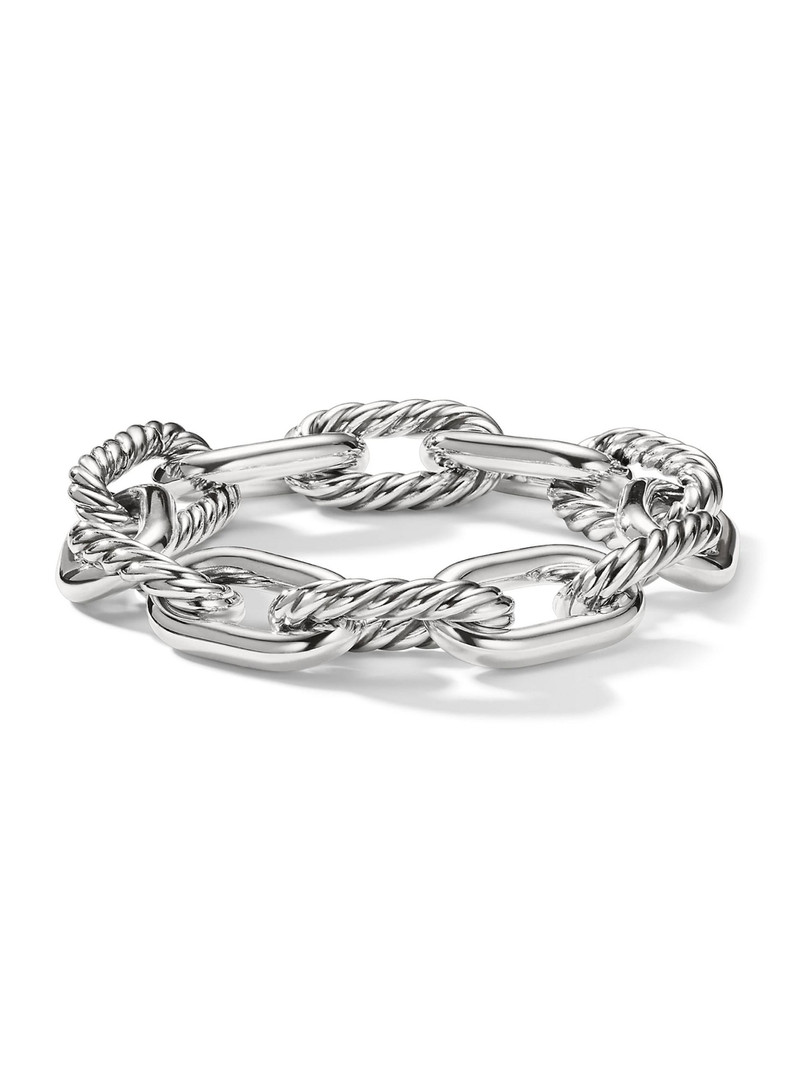 Women's DY Madison Chain Bracelet in Sterling Silver, 13.5mm - Silver 1