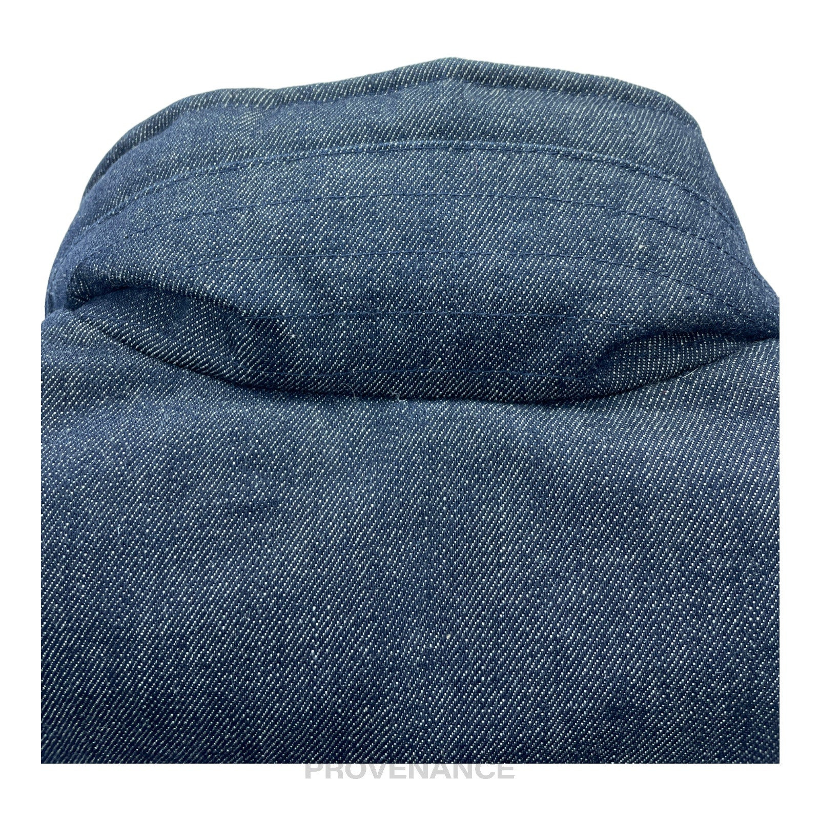 Balenciaga Embroidered Down Vest - Denim - 6