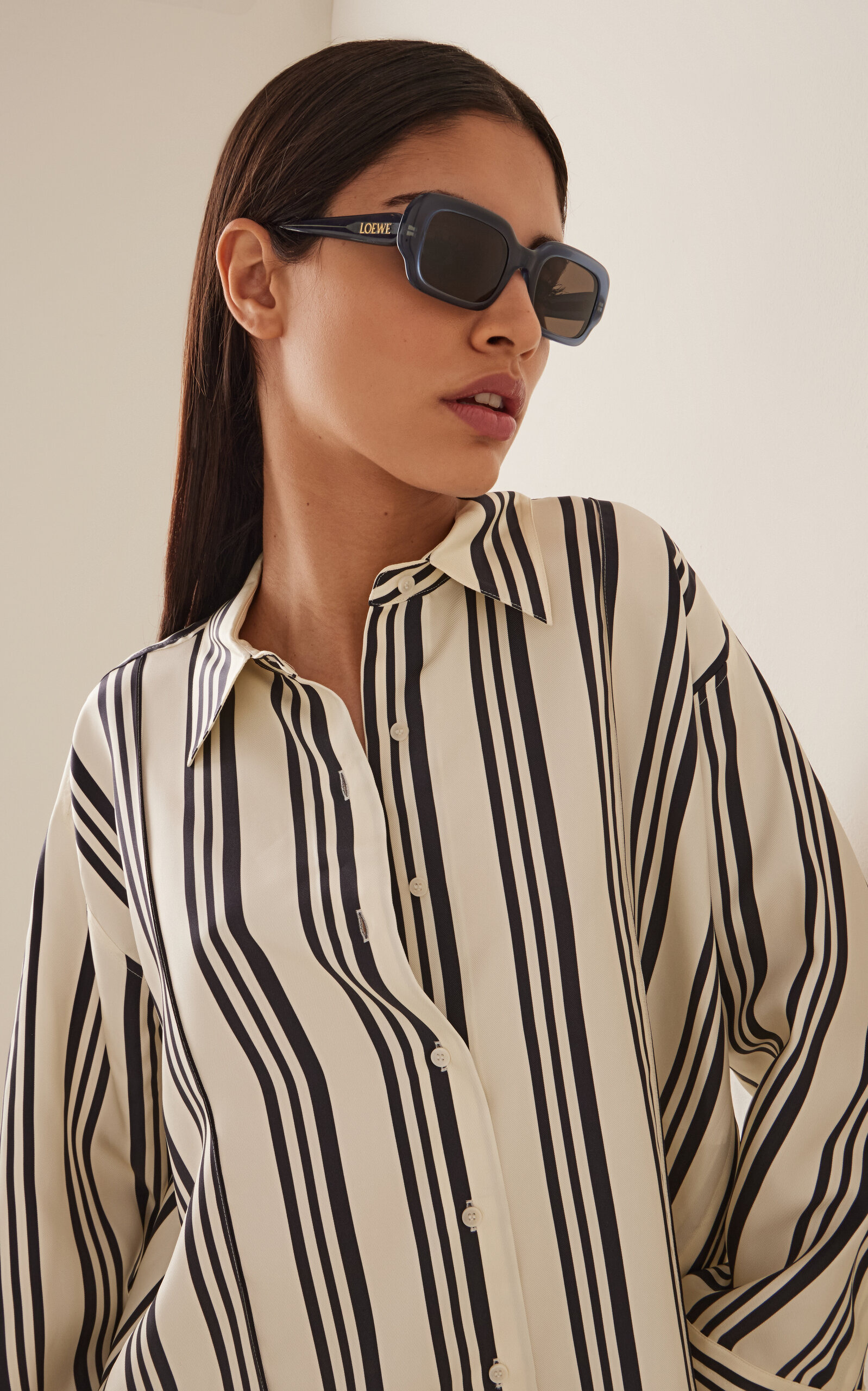 Square-Frame Acetate Sunglasses blue - 2