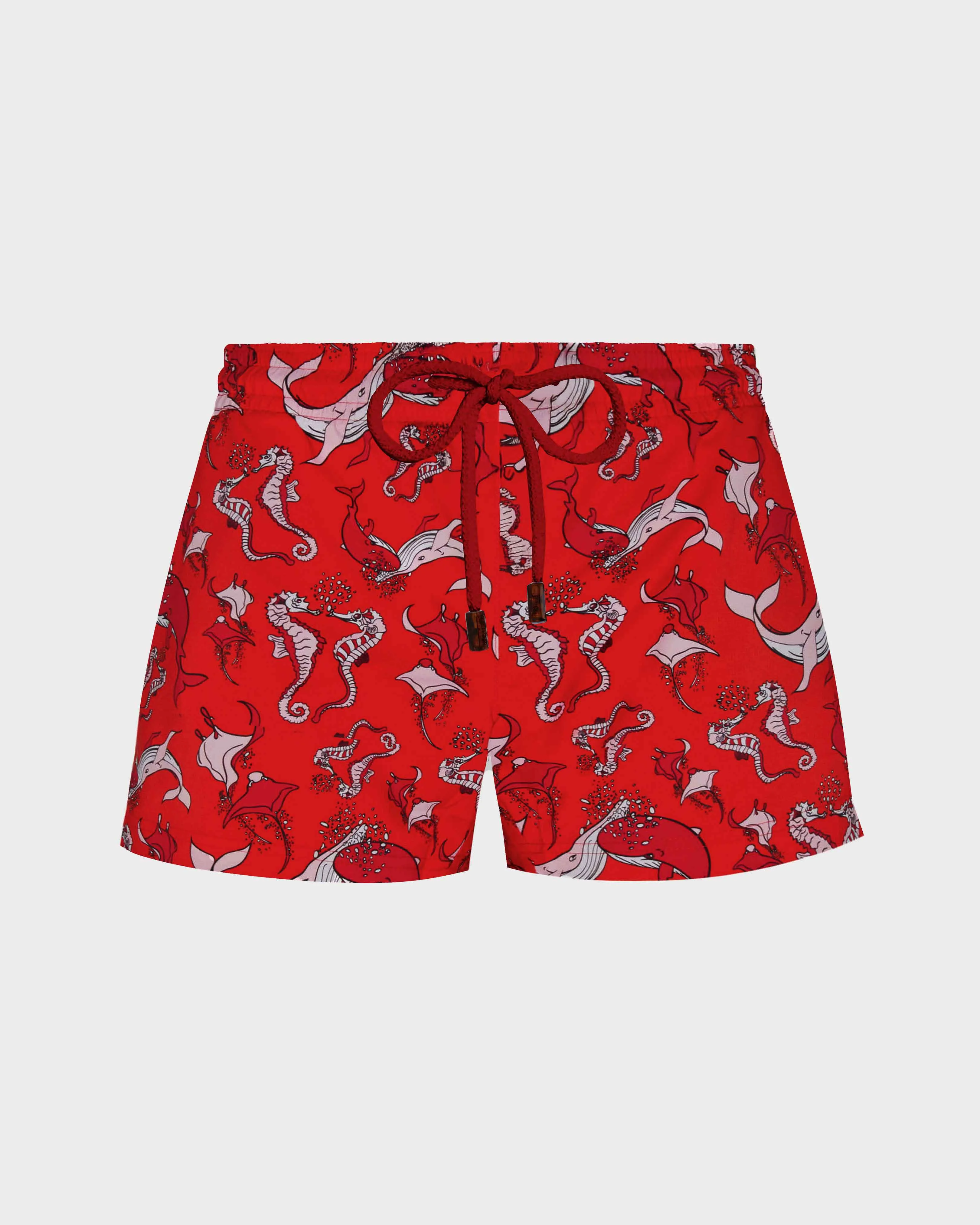 WOMEN SWIM SHORTS WHALES LOVE - 1