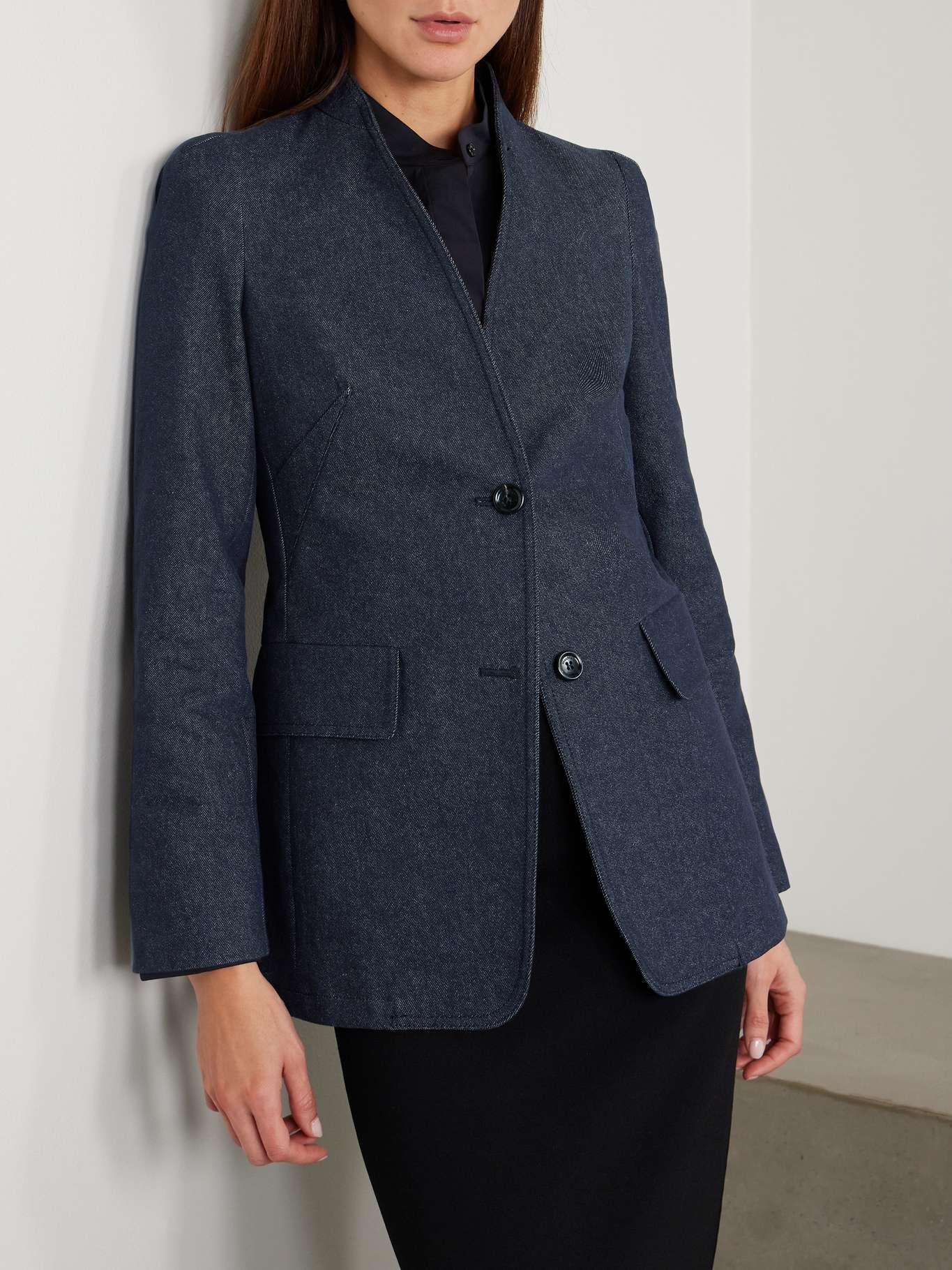25SS new/Max Mara ベアトリスデニムブレザー Blazer Navy Max Mara Beatrice denim blazer Navy | netaporter | REVERSIBLE