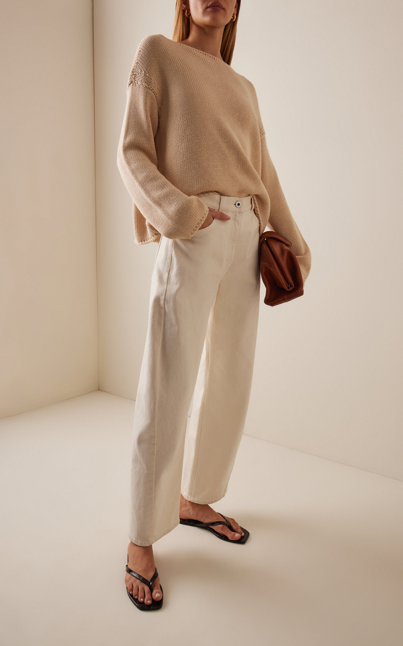 Another Tomorrow Denim Pants off-white outlook