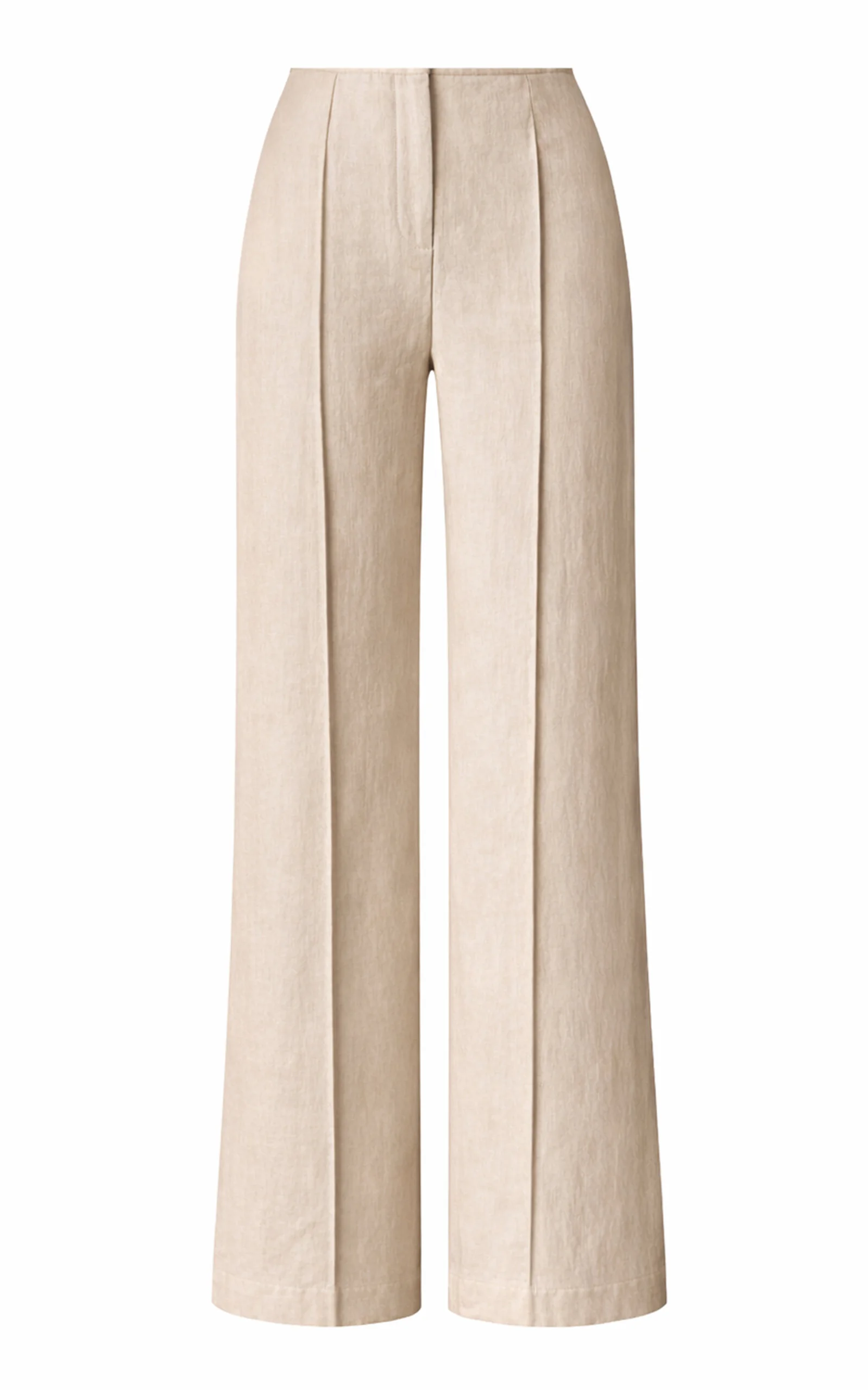 Profundidad Mid-Rise Straight-Leg Pants nude - 1