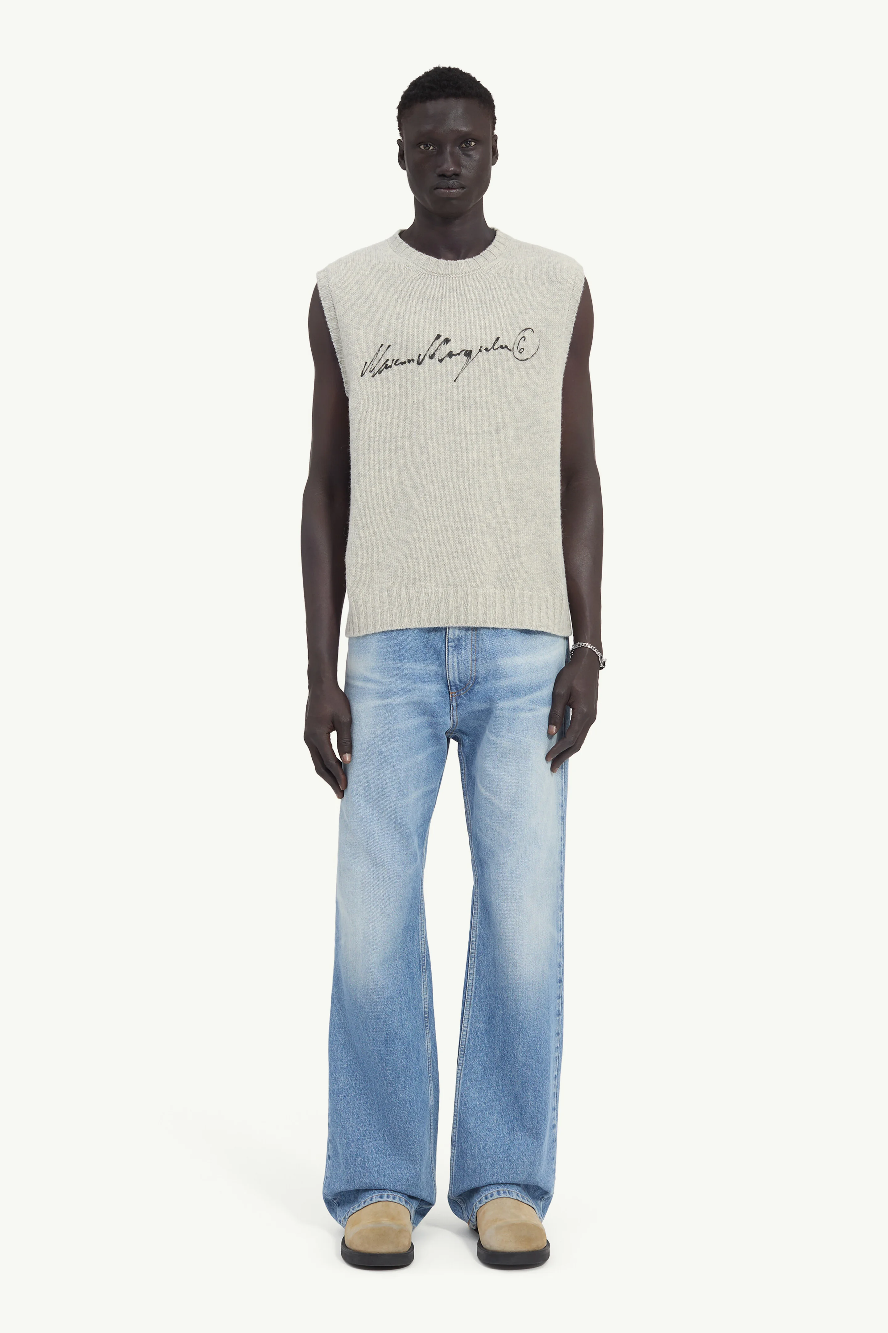 V-neck gilet - 1