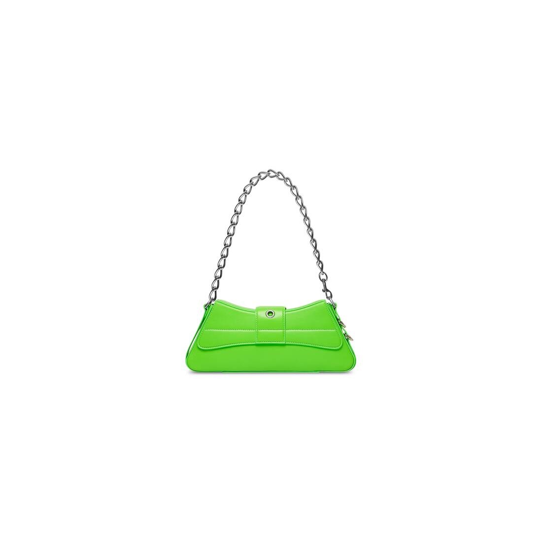 Green Lindsay S leather shoulder bag, Balenciaga