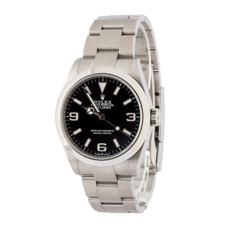 182056 Rolex Explorer 40 Ref 224270 Black Dial - 2