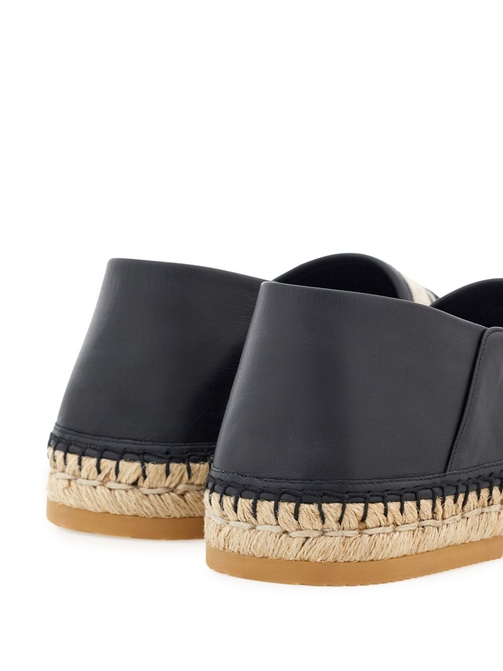 logo-jacquard canvas espadrilles - 3