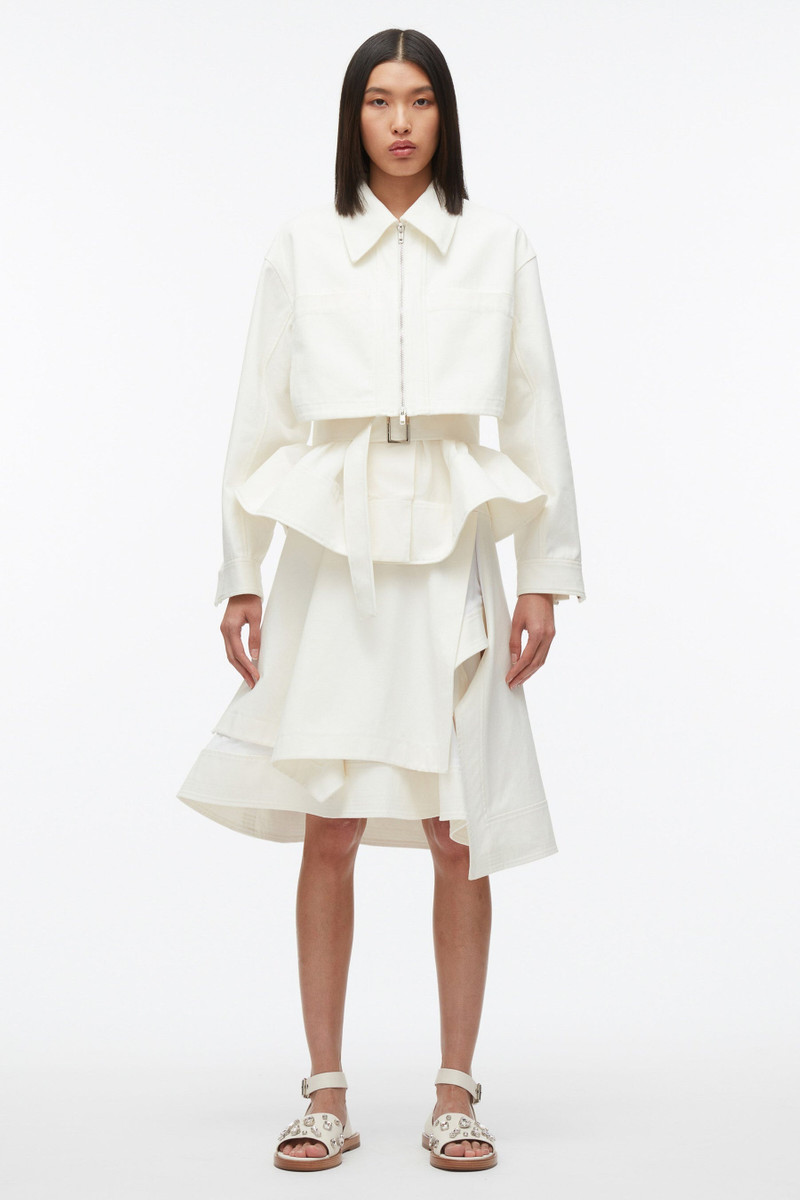 Belted Flounce Utility Jacket 6