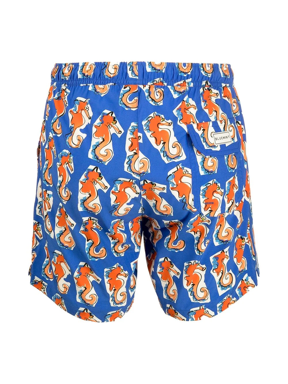 seahorse-print swim shorts - 2