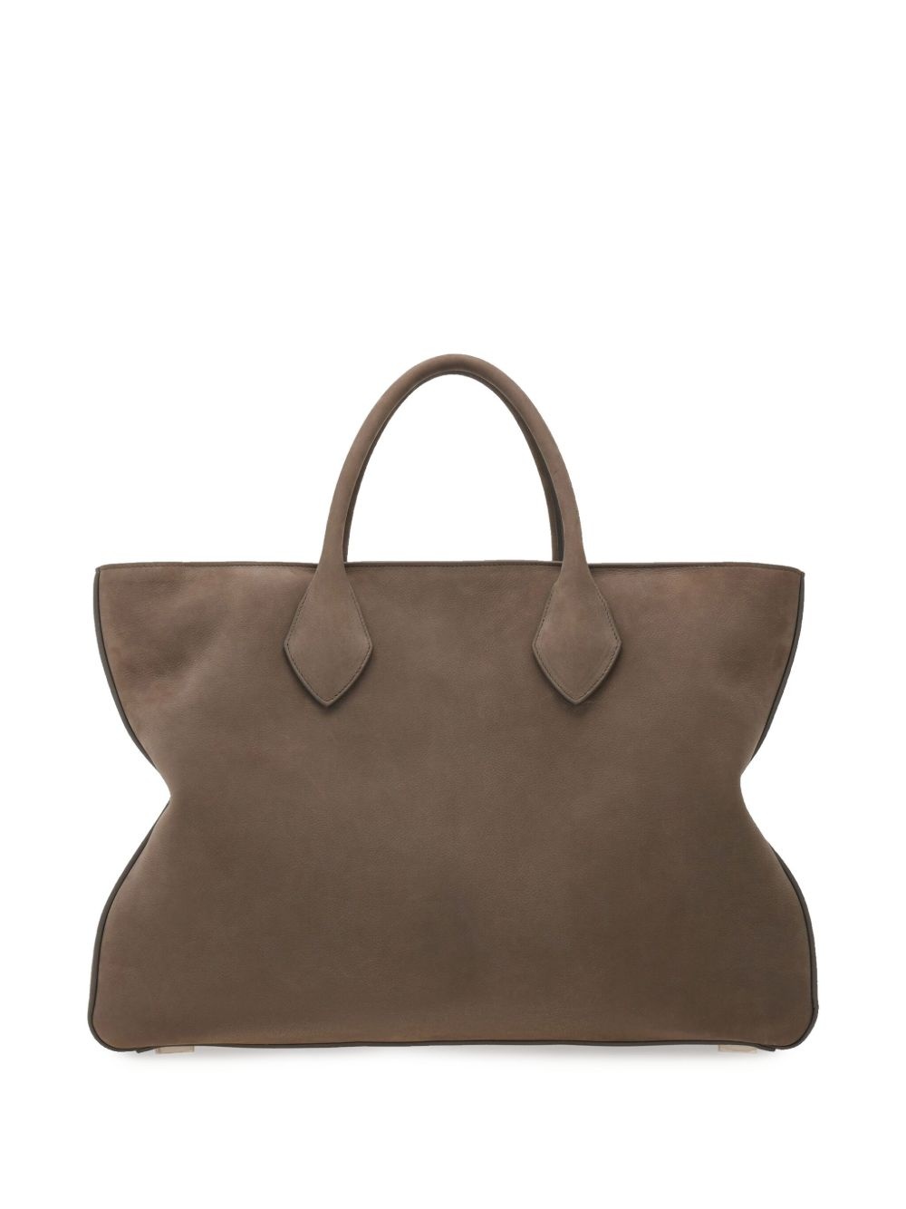 large leather tote bag - 4