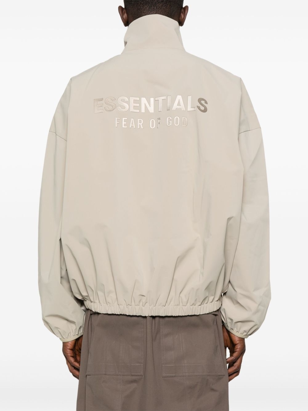 logo-print jacket - 4