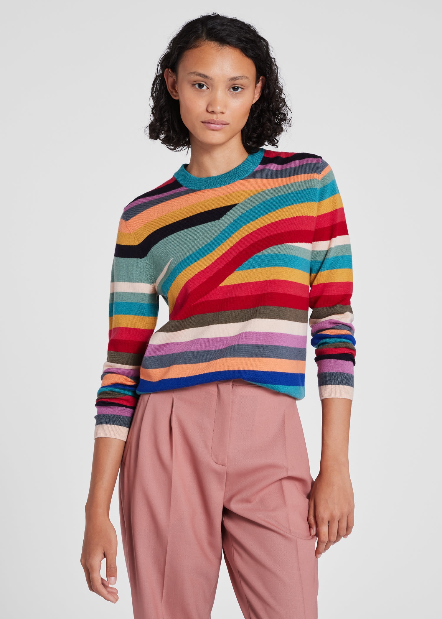 'Swirl' Stripe Sweater - 6