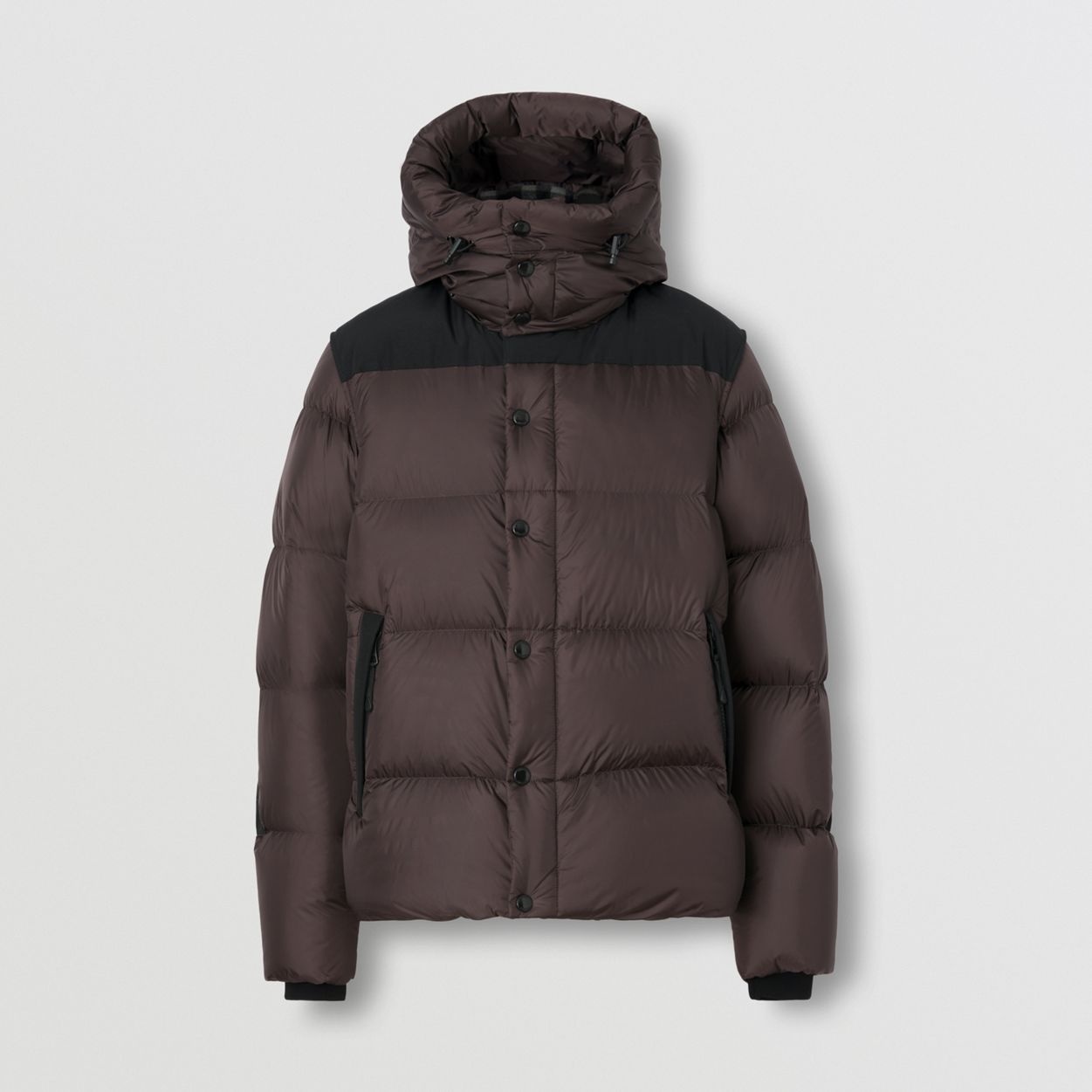 Detachable Sleeve Hooded Puffer Jacket - 4