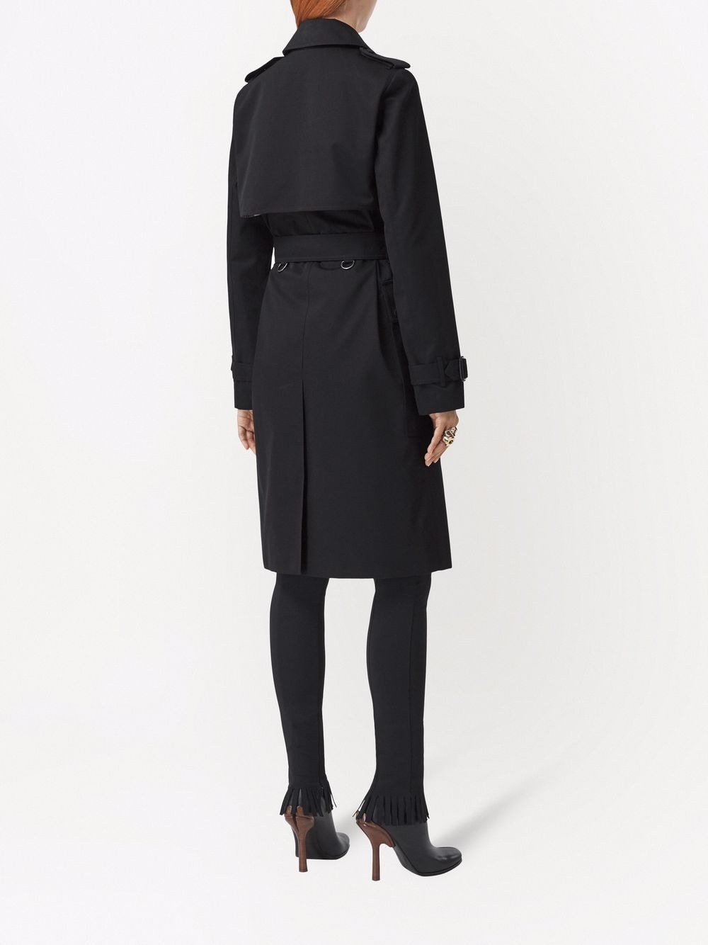 gabardine trench coat - 4