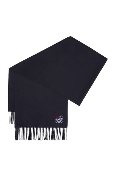 Loewe LOEWE Anagram scarf in cashmere outlook