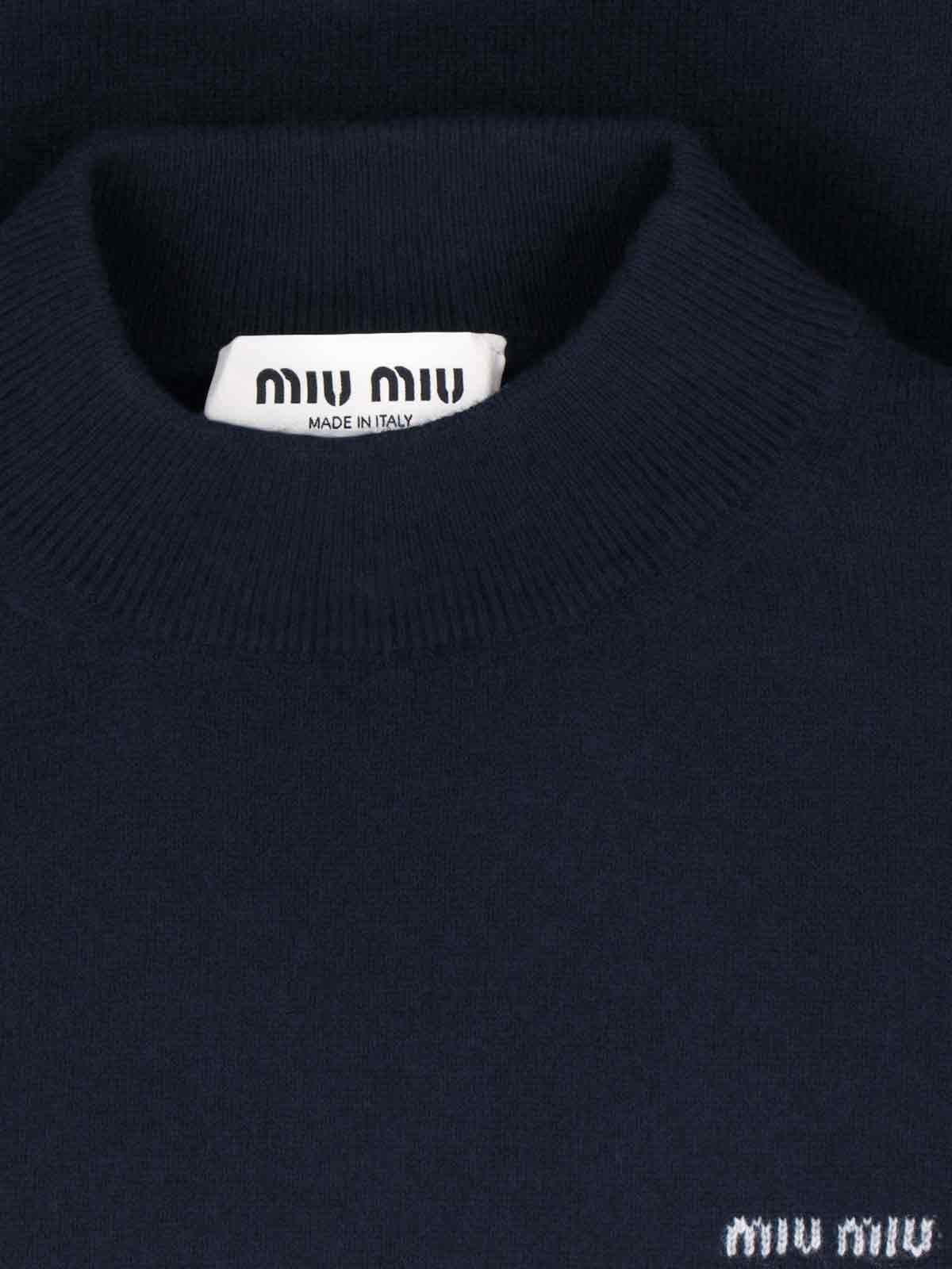 CASHMERE CROPPED SWEATER - 3
