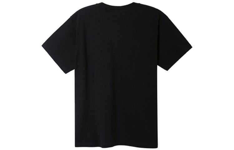 Men's Gucci x THE NORTH FACE Crossover Alphabet Logo Printing Loose Round Neck Short Sleeve Black T- - 2