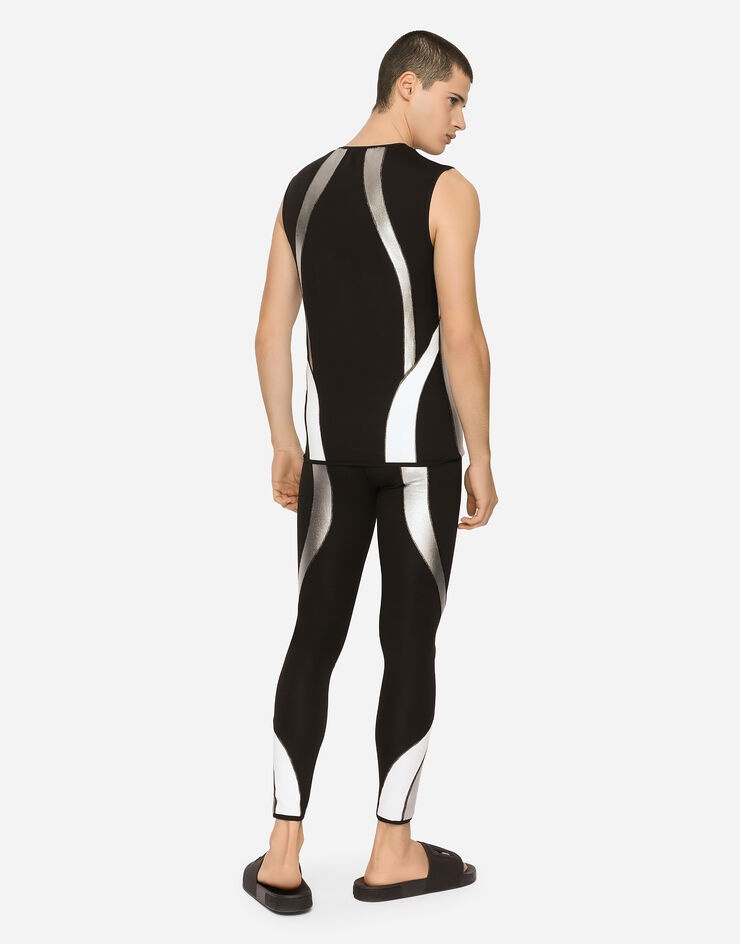 Stretch technical jersey leggings - 2