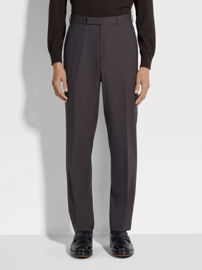 DARK BROWN HIGH PERFORMANCE™ WOOL PANTS 4