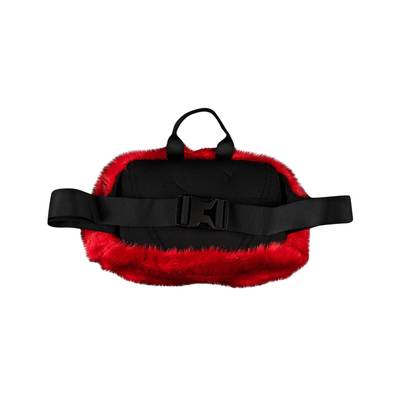Supreme Supreme x The North Face Faux Fur Waist Bag 'Red' outlook