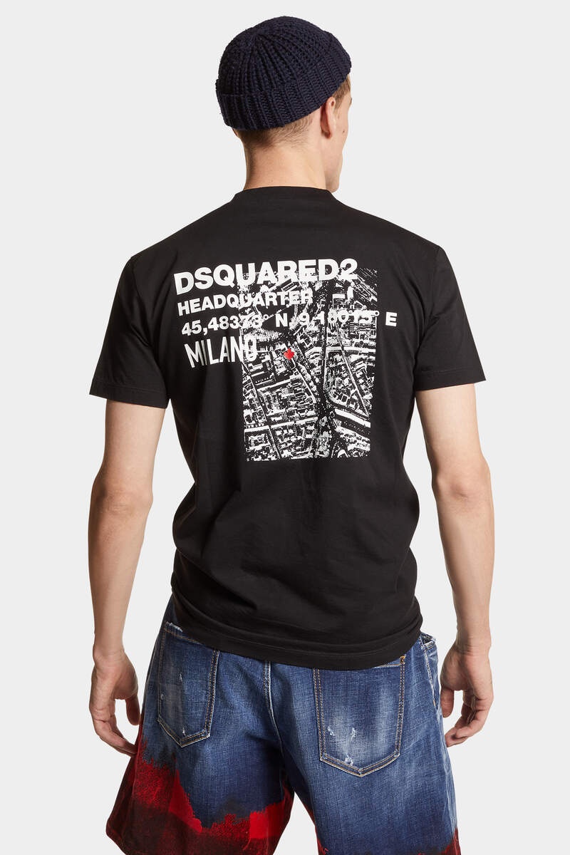 CERESIO MAP COOL FIT T-SHIRT - 4