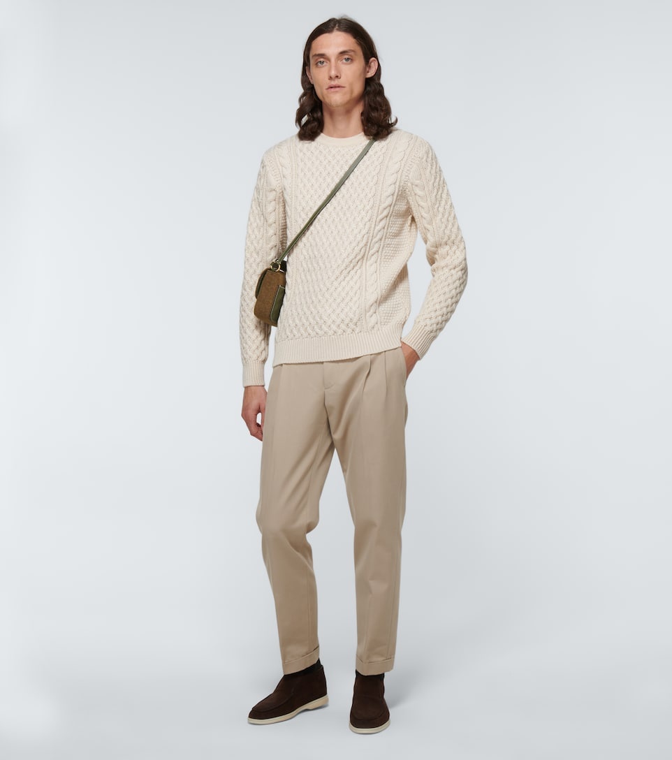 Merino wool cable-knit sweater - 2