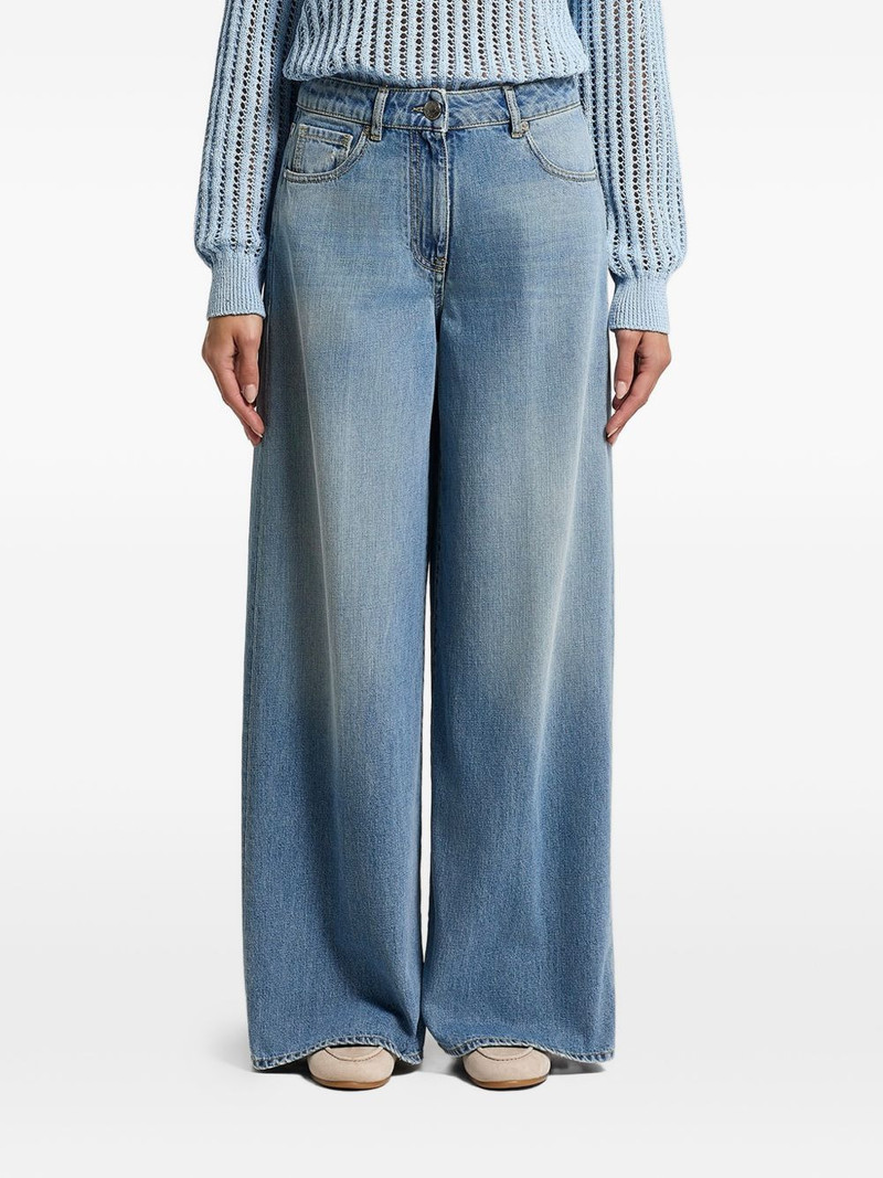 pocket wide-leg jeans 1