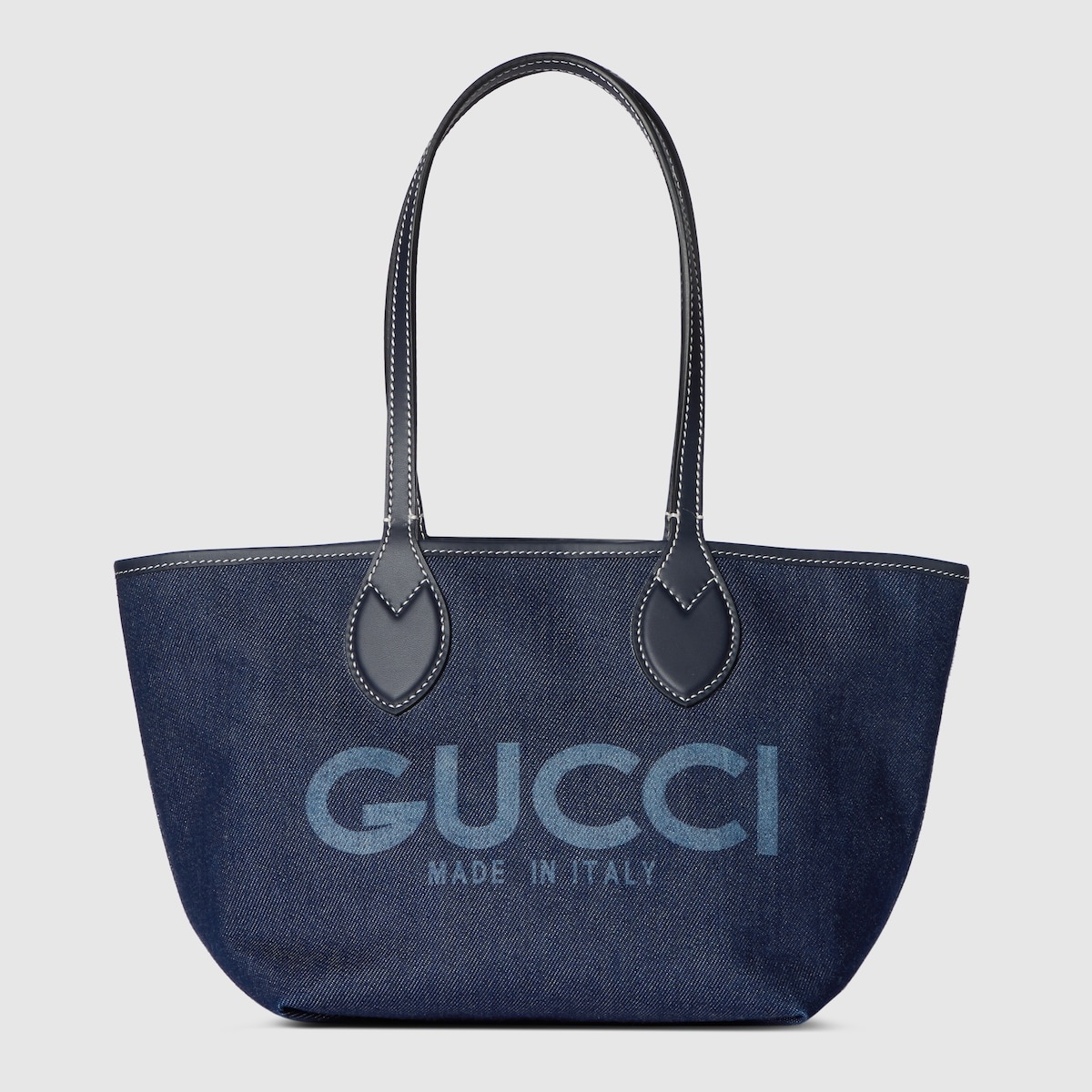 【GUCCI】TOTISSIMA SMALL REVERSIBLE TOTE BAG Gucci Totissima small reversible tote bag in light blue