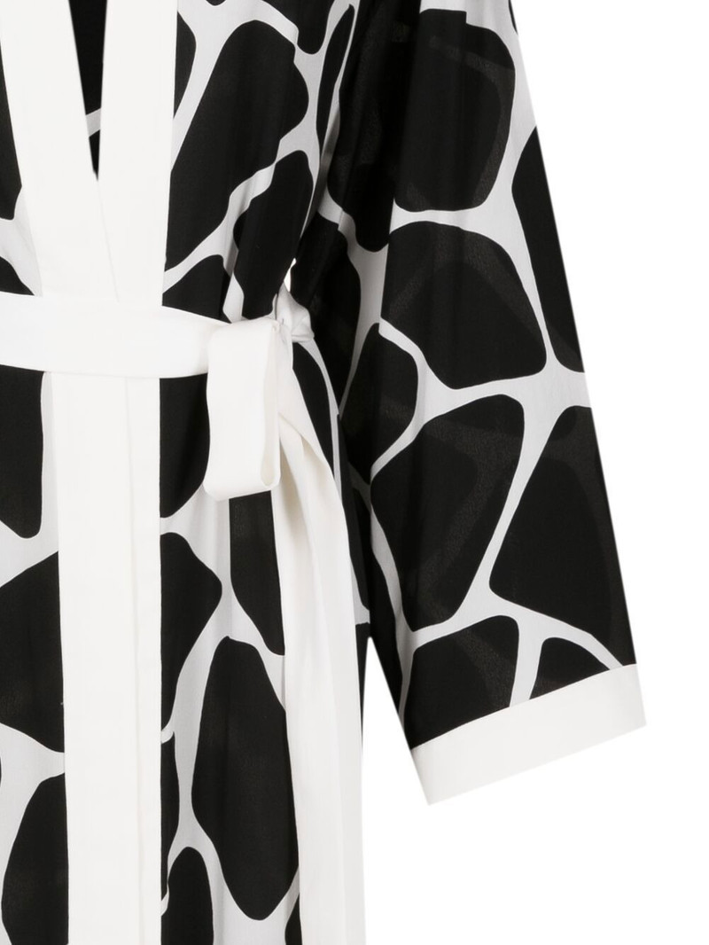 animal-print silk cover-up 5