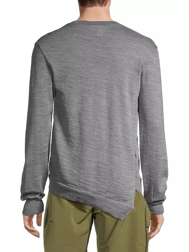 ​Comme des Garcons SHIRT x Lacoste Wool Asymmetrical Sweater 5