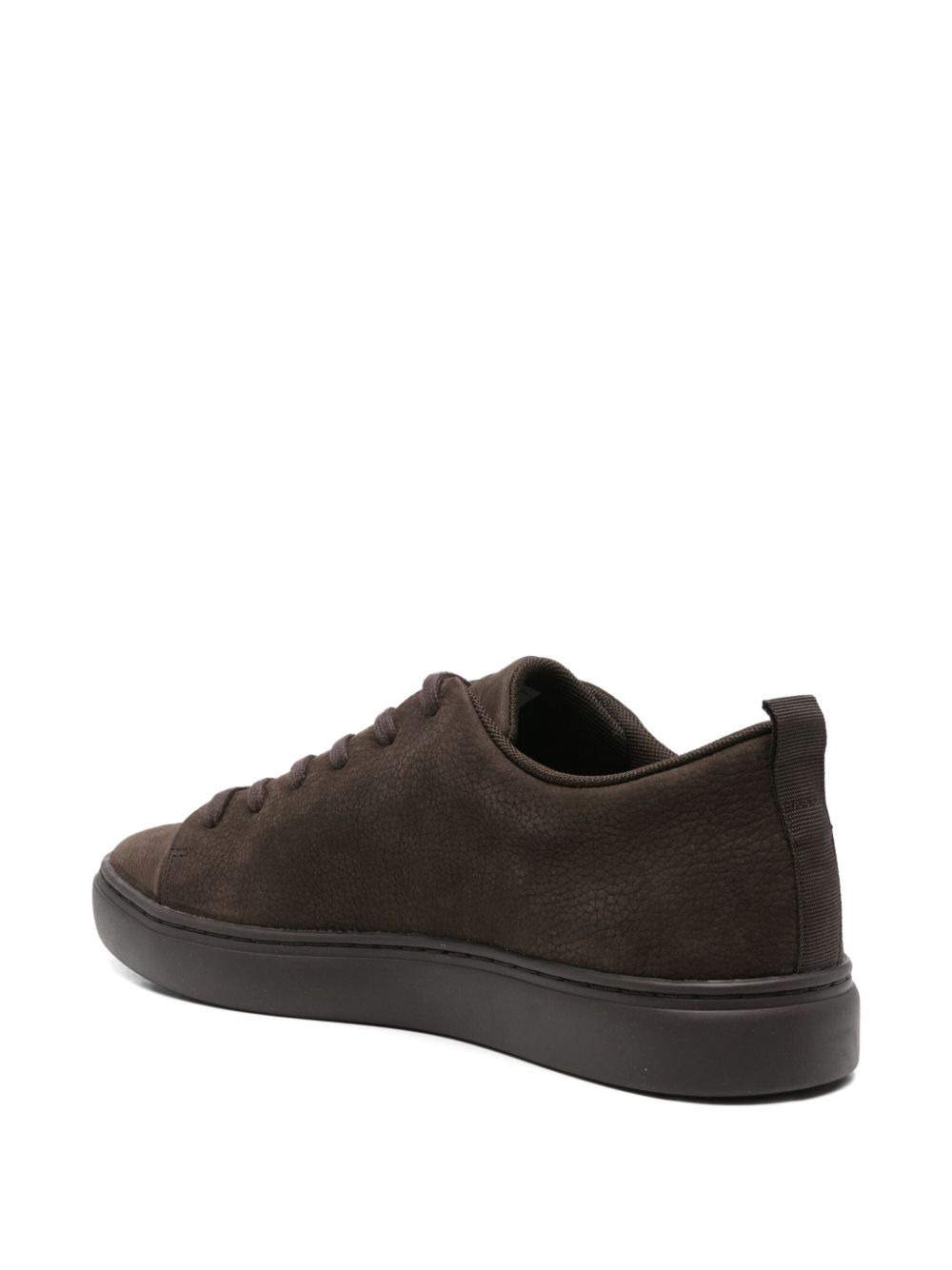 lace-up leather sneakers - 3