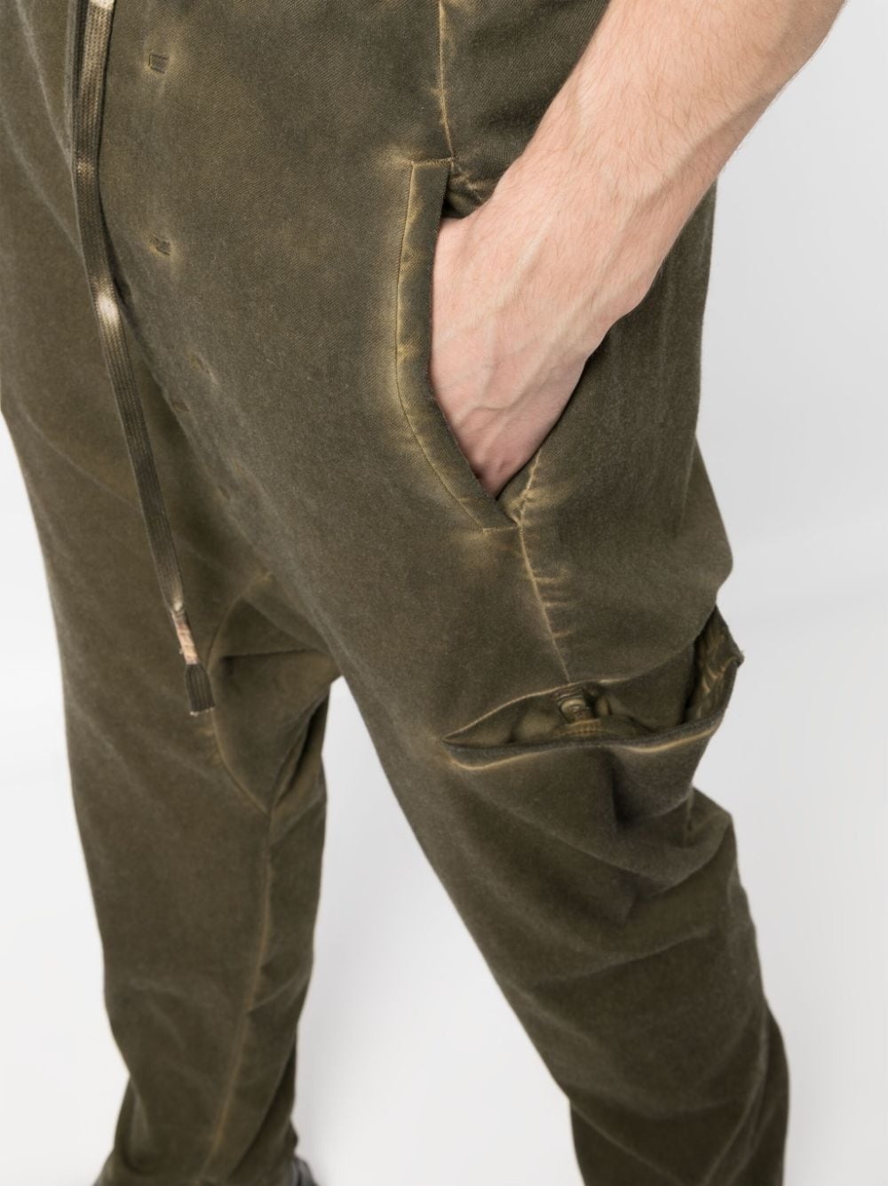 drawstring-waist track pants - 5