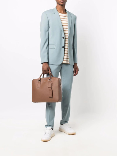 Sandro Saffiano leather briefcase outlook