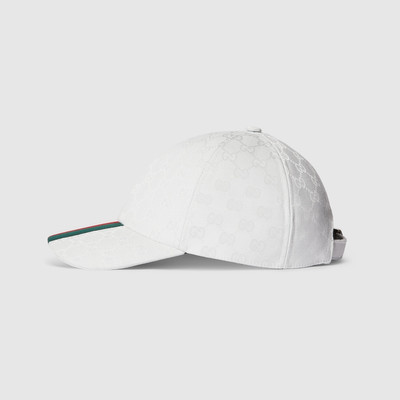 GUCCI Original GG canvas baseball hat with Web outlook