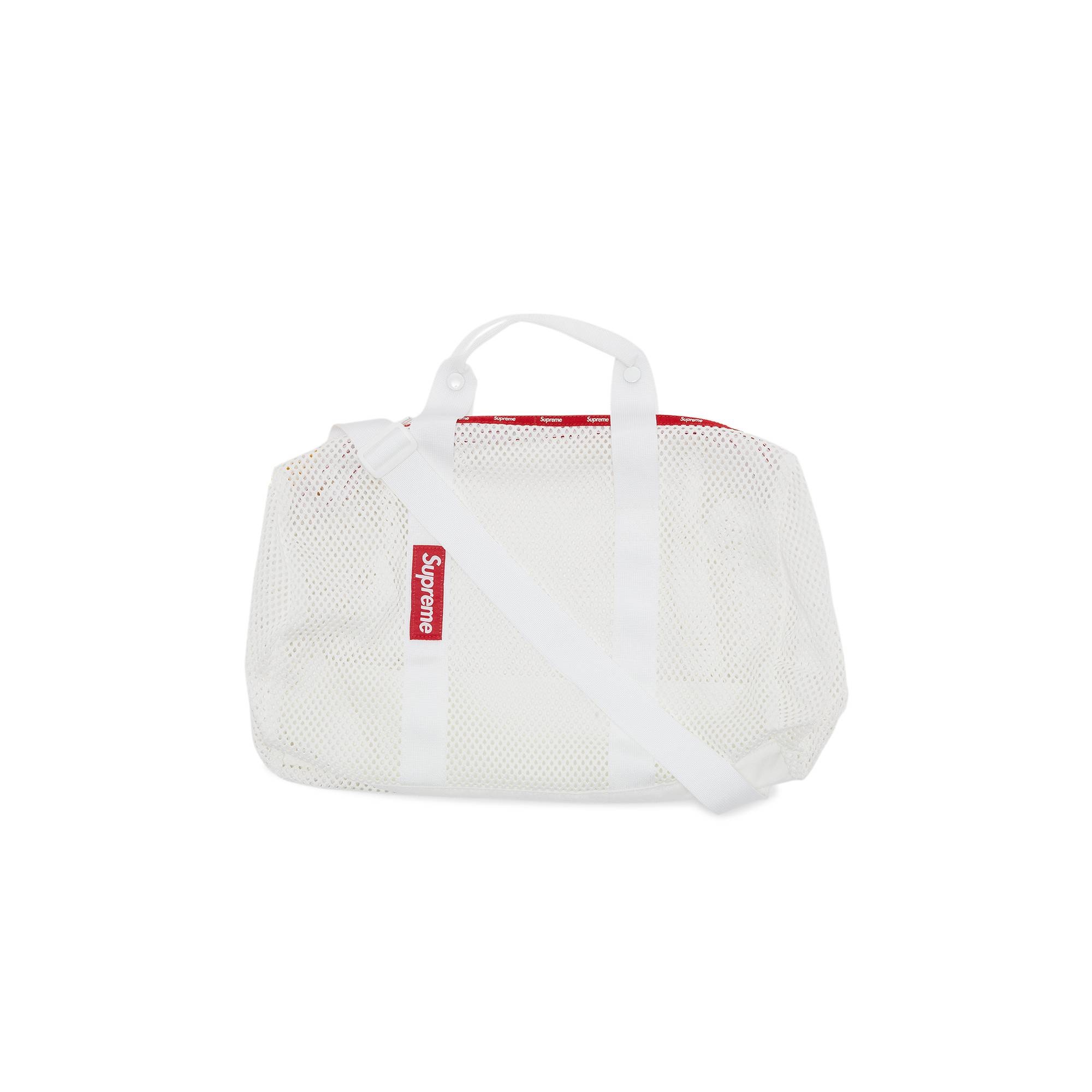 Supreme Mesh Duffle Bag 'White' - 1