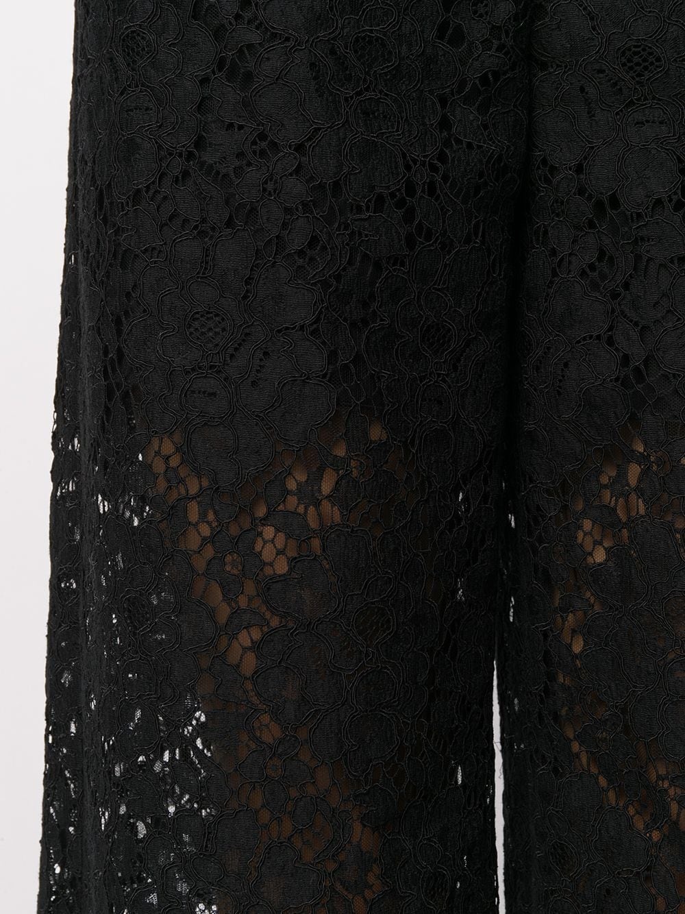 floral lace pattern trousers - 5