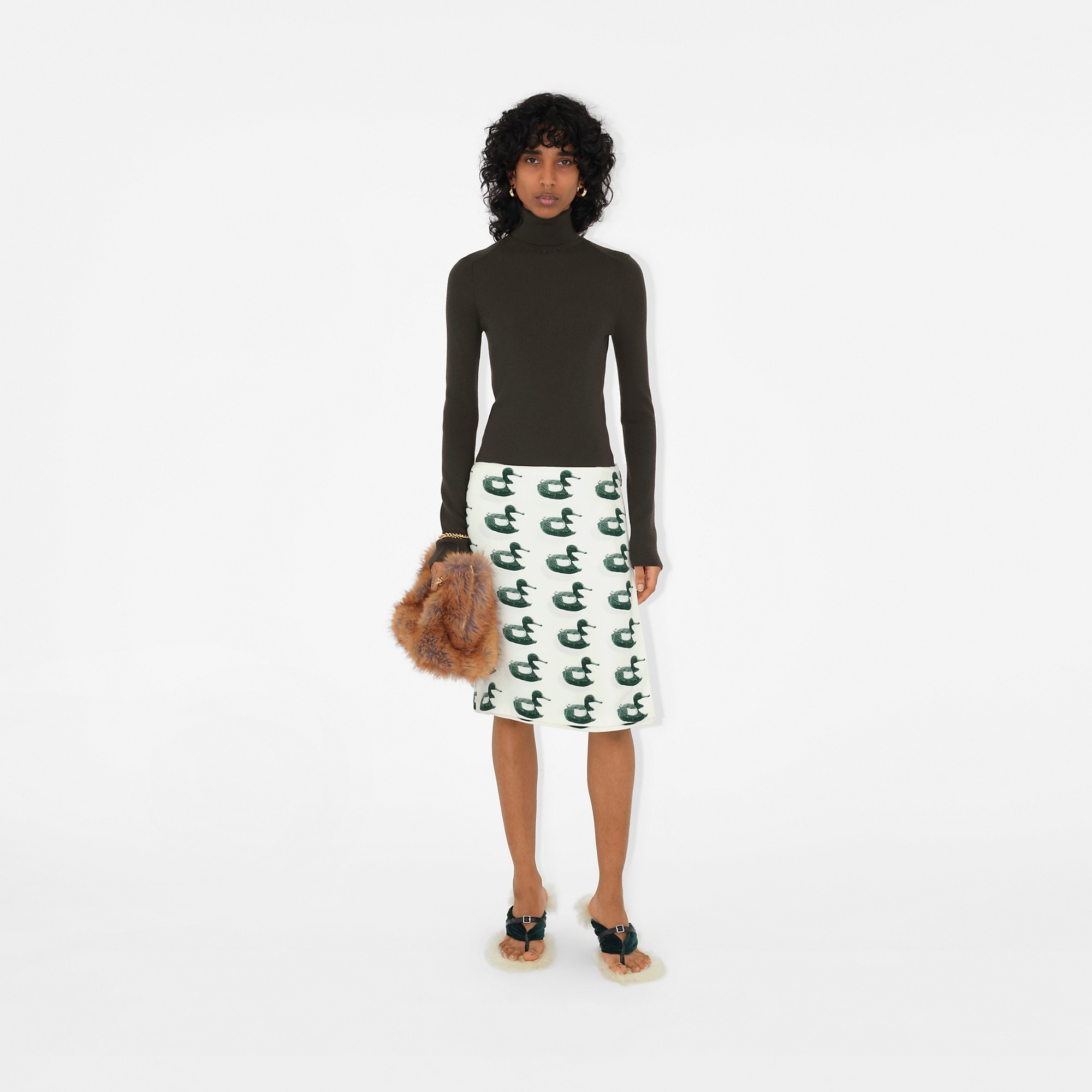 EKD Motif Wool Blend Sweater - 2