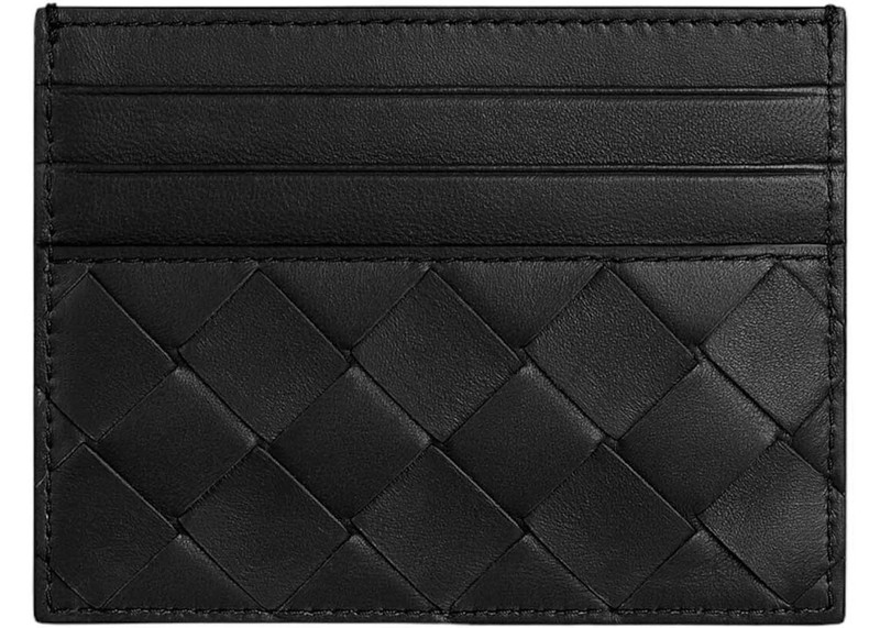 Bottega Veneta Bottega Veneta Intrecciato Card Case (635042 VCPP3 8425) Black outlook