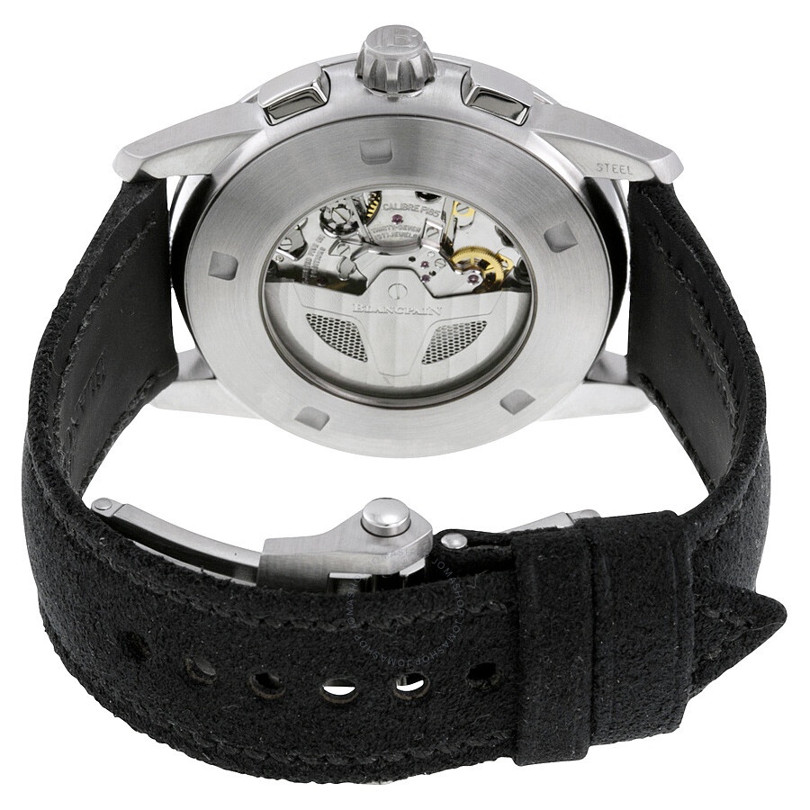 Blancpain L-Evolution Flyback Automatic Chronograph Black Dial Black Leather Men's Watch 560STC-11B3 - 3