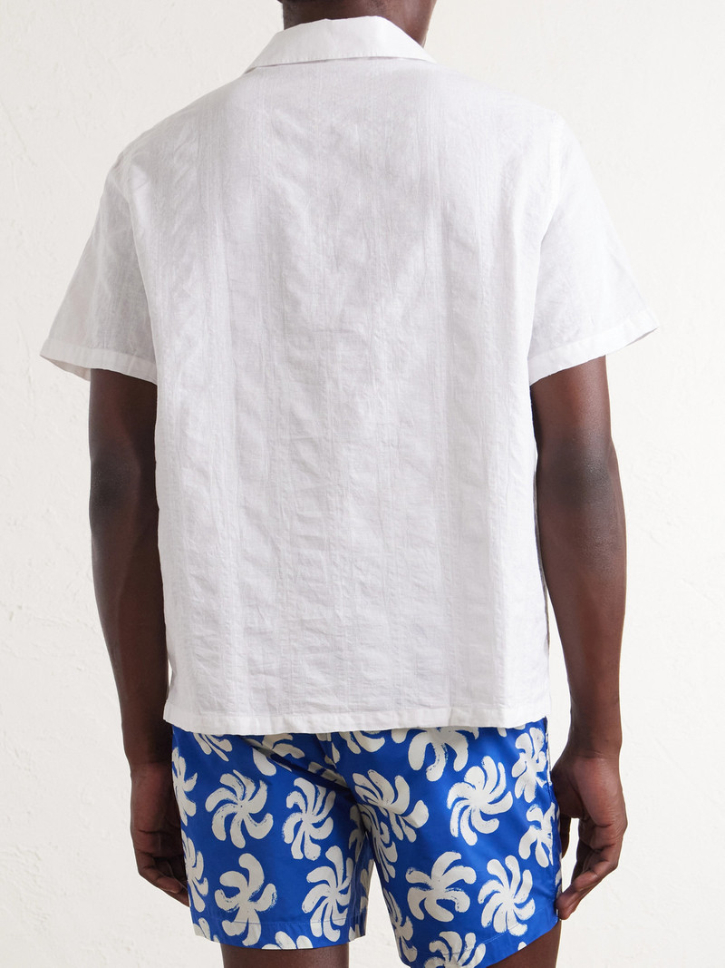 Cotton and Linen-Blend Polo Shirt 4
