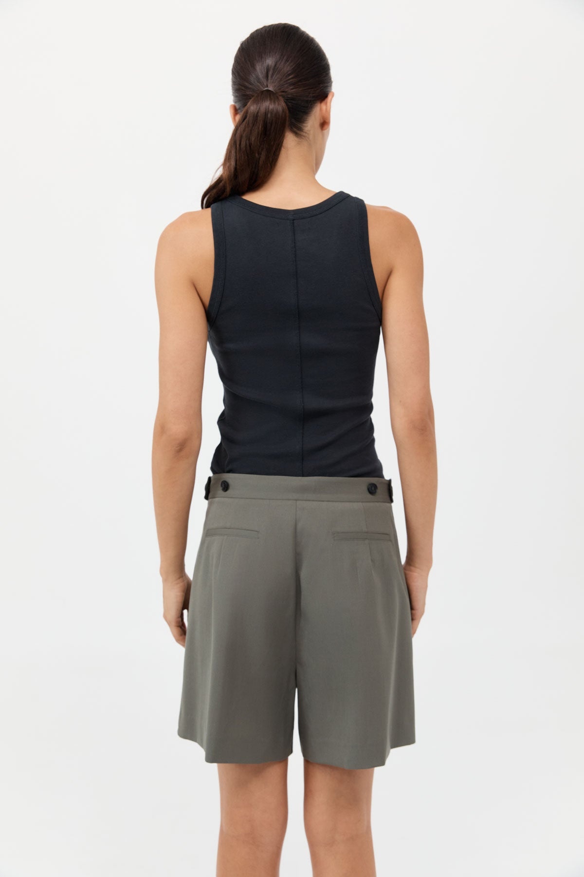 Adjustable Shorts - Smokey Olive - 6