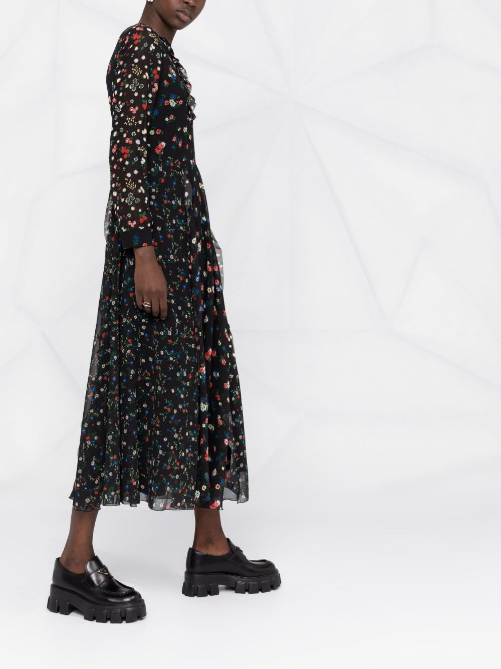 floral-print maxi dress - 6
