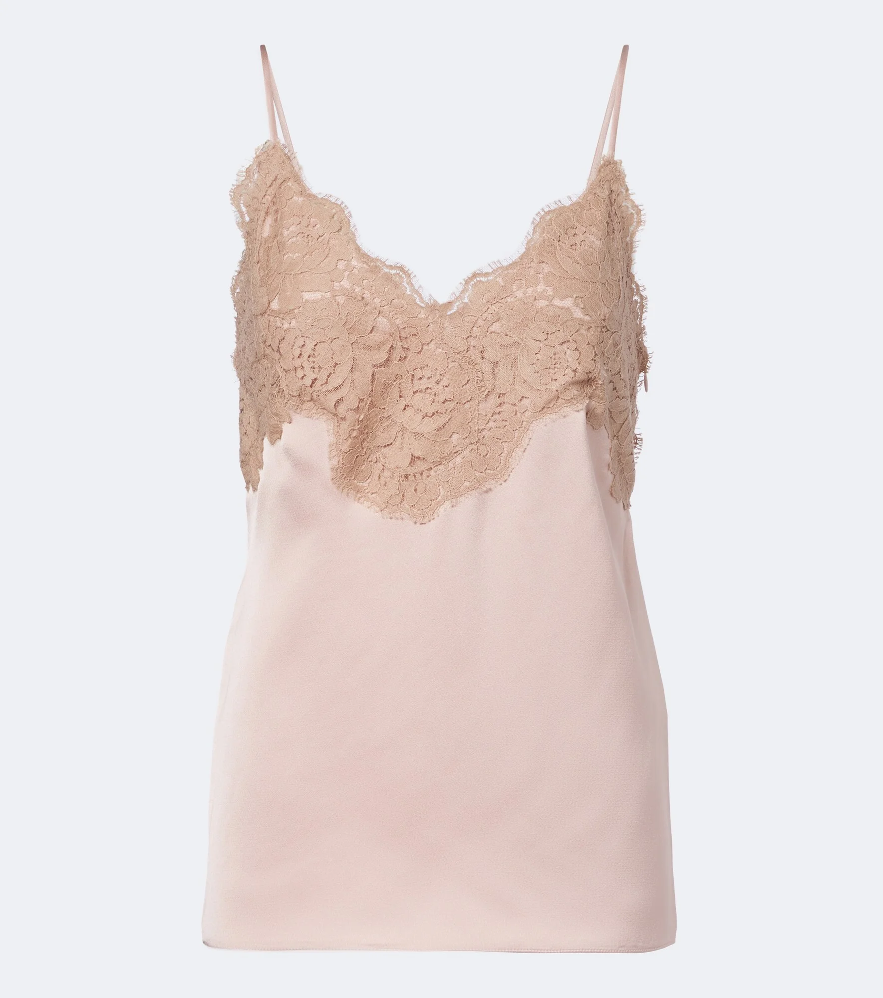 Lace-trimmed cady camisole - 1